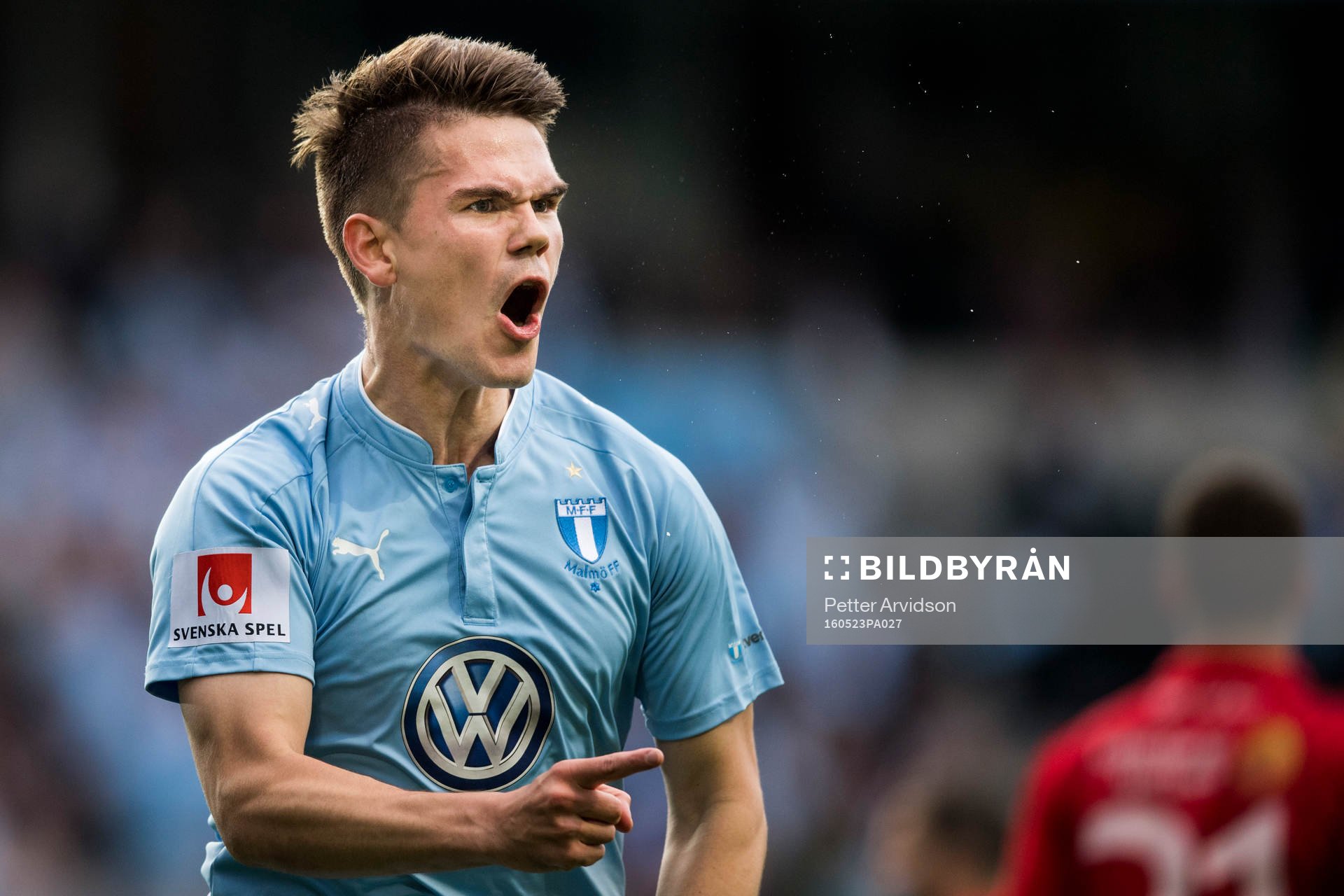 Malmö FFs Vidar Örn Kjartansson jublar