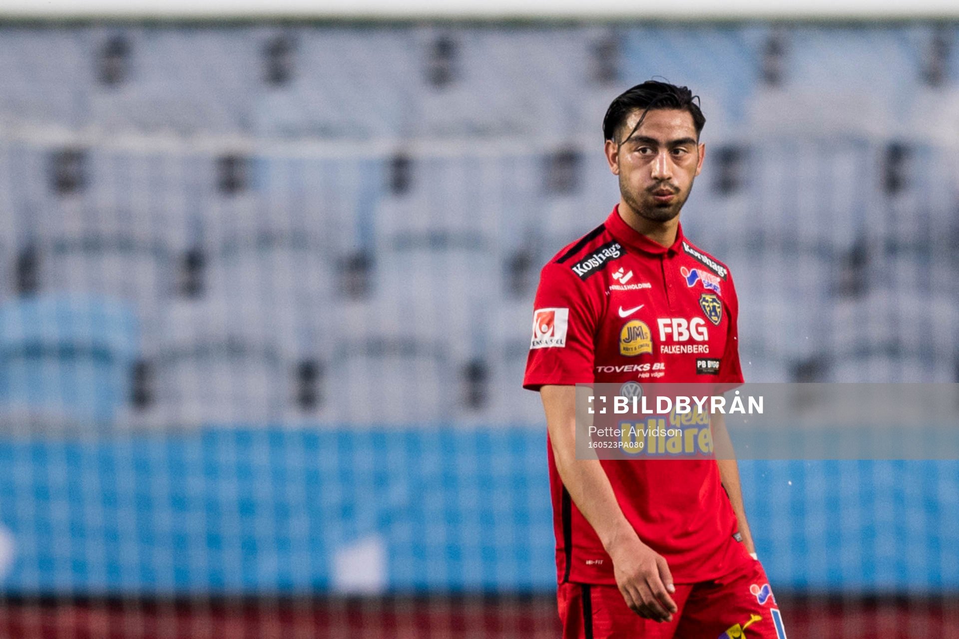 Falkenbergs Amin Nazari deppar