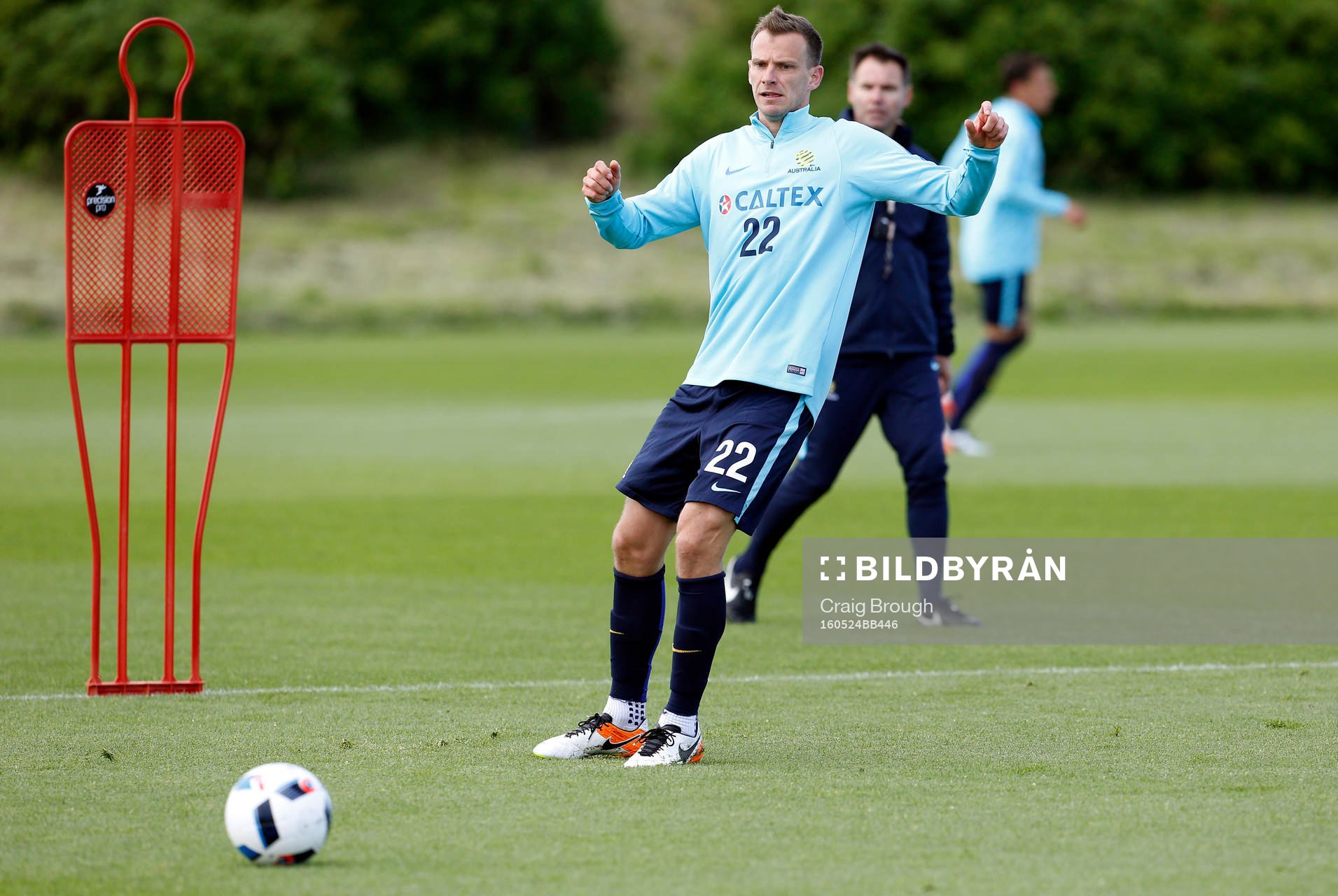 Britain Football Soccer - Australia Training - Academy of
