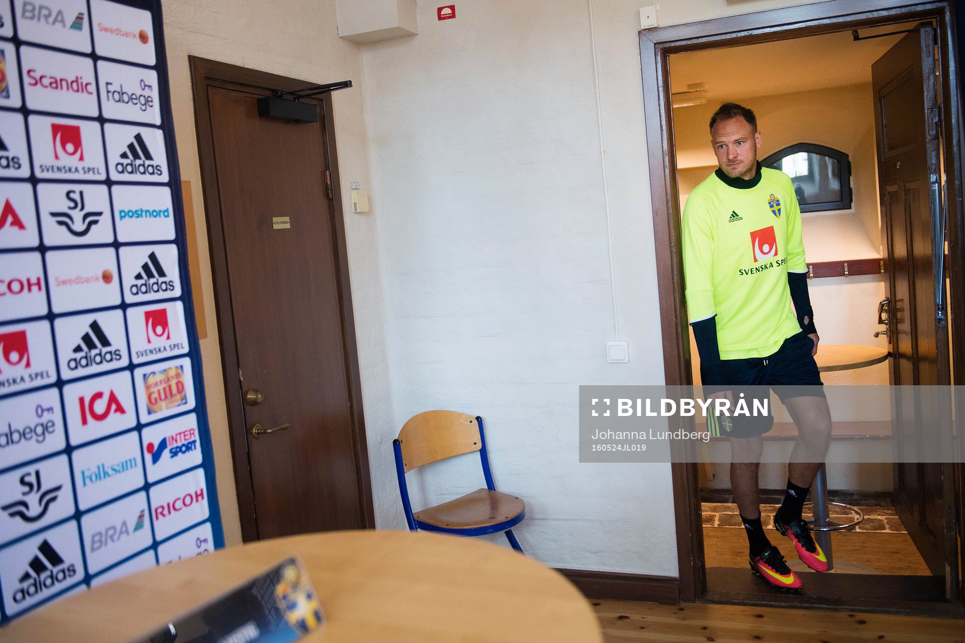 Andreas Granqvist i mixed zone