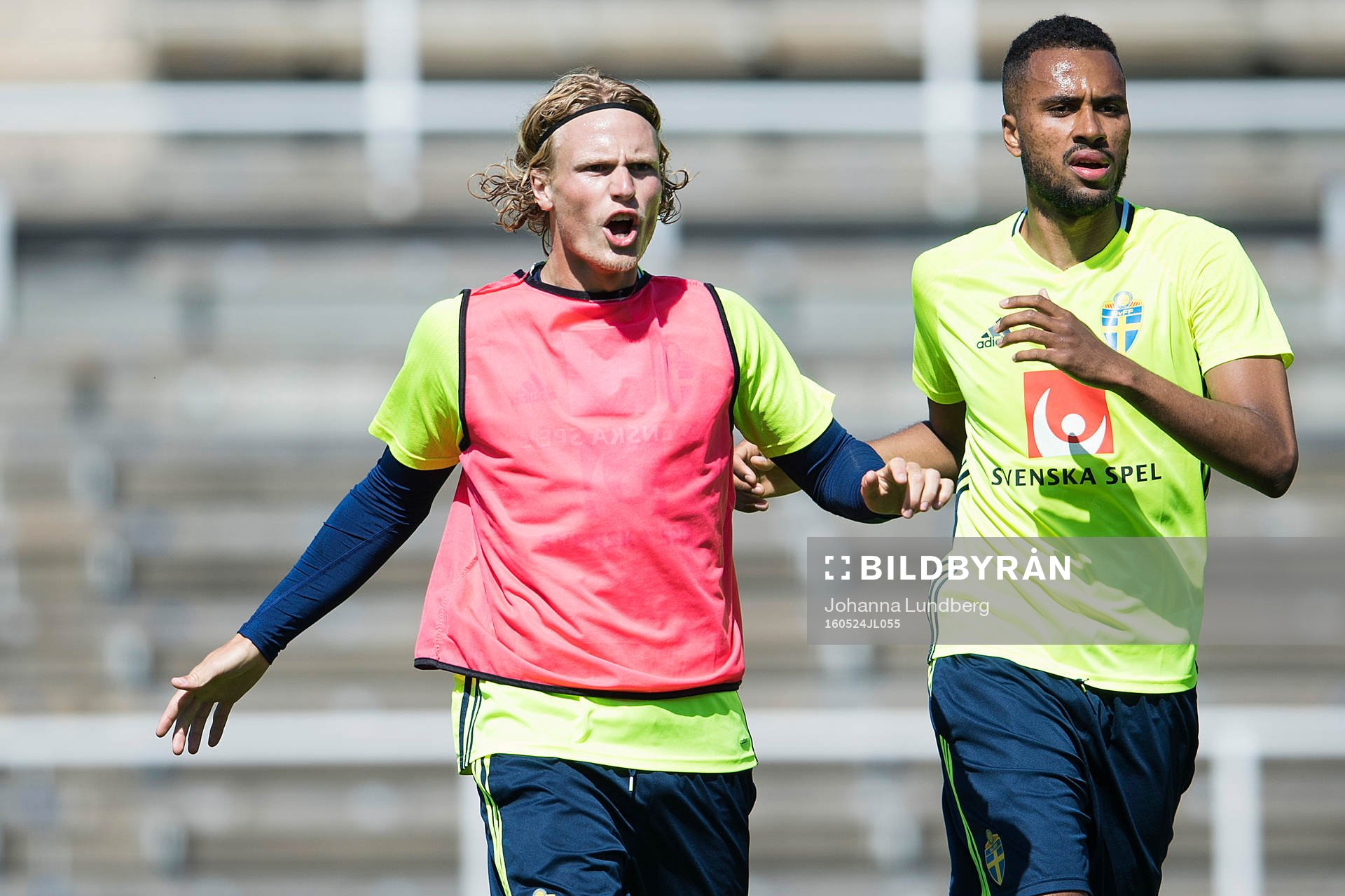 Oscar Hiljemark och Isaac Kiese Thelin