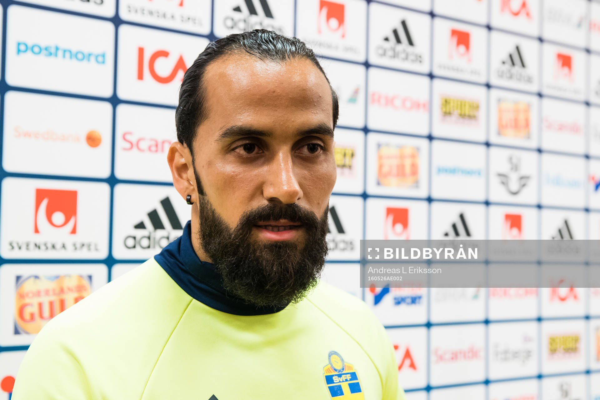 Erkan Zengin i mixed zone