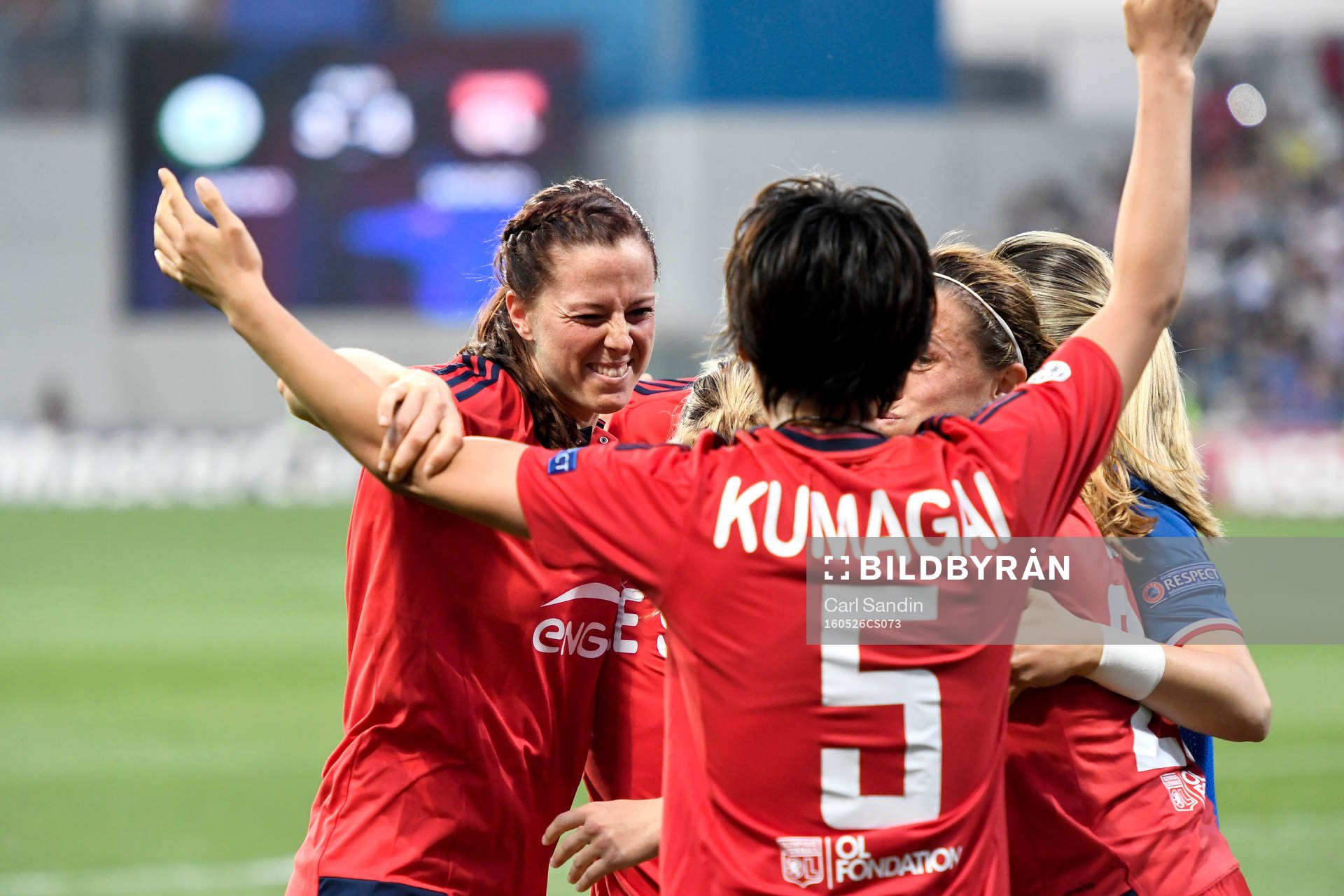 Lyons Lotta Schelin jublar