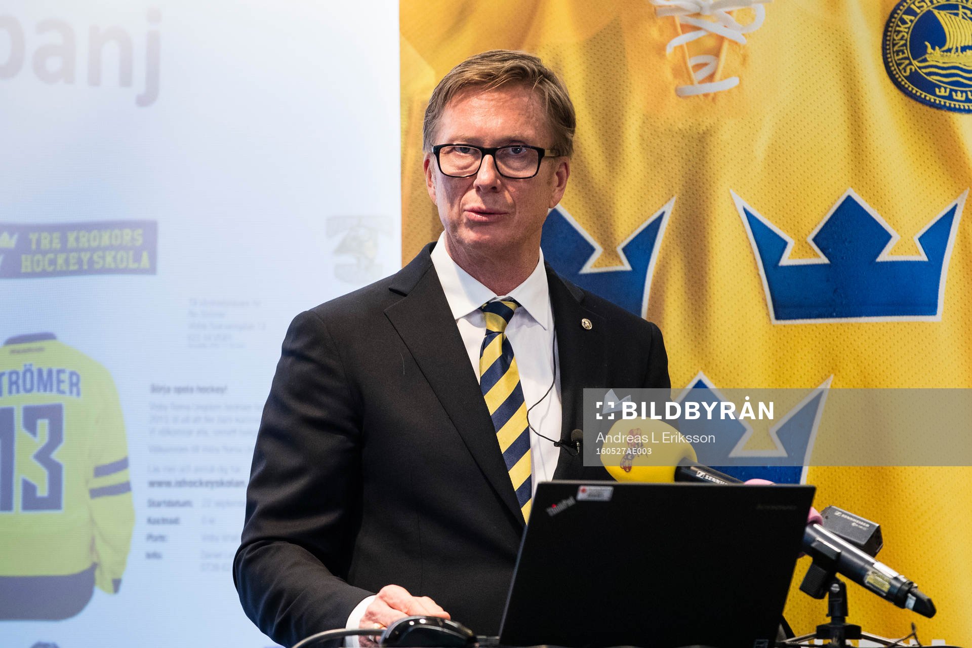 Svenska Ishockeyförbundets generalsekreterare Tommy