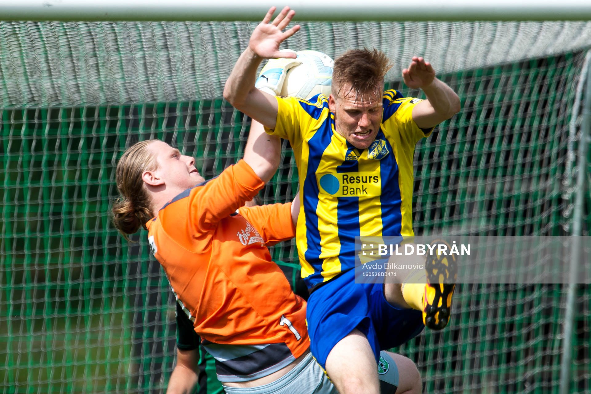 Eskilsminnes målvakt Benjamin Abbe