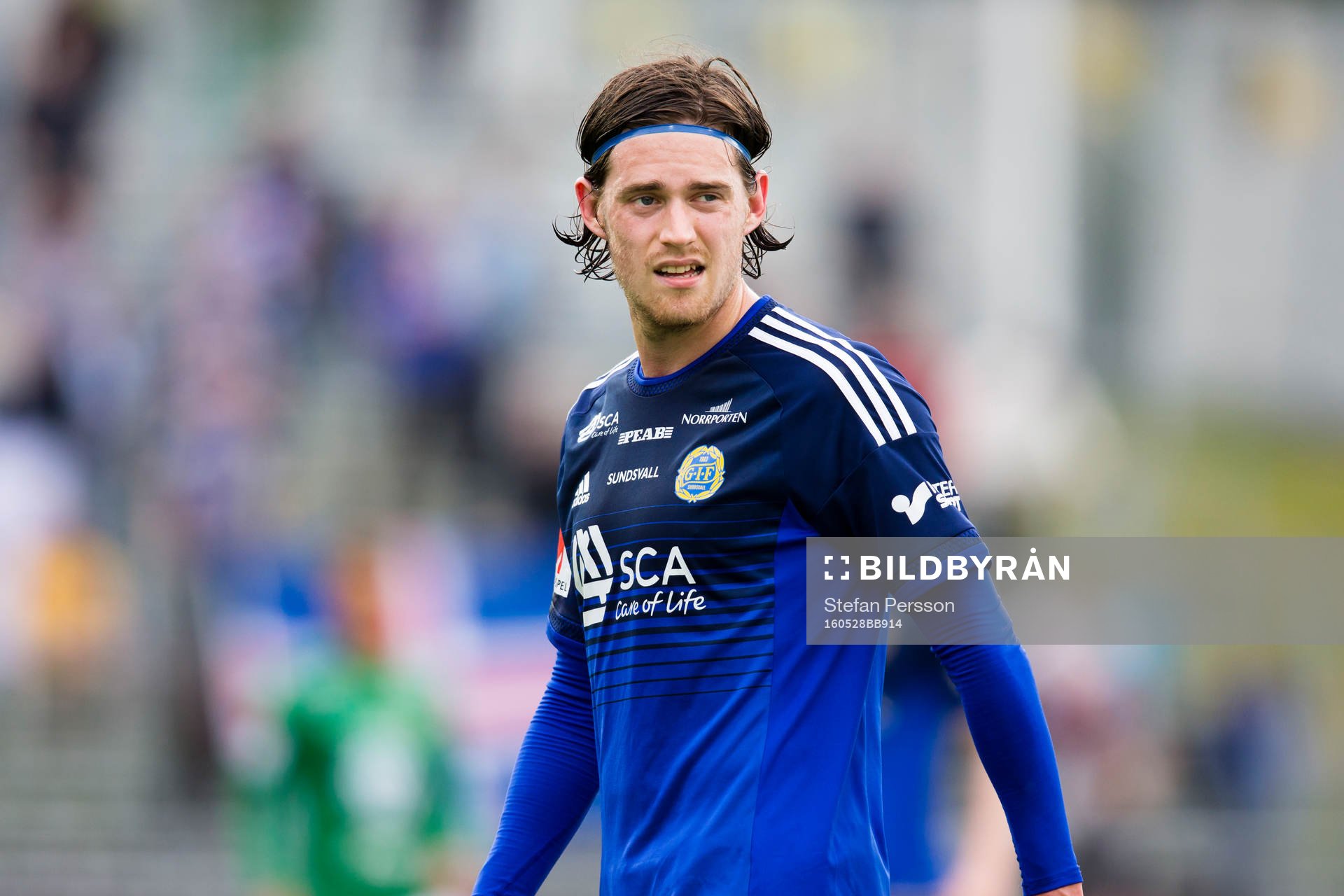 Sundsvalls Robin Tranberg under fotbollsmatchen i Allsvenskan mellan Jönköping och GIF Sundsvall den 28 maj 2016 i Jönköping. 