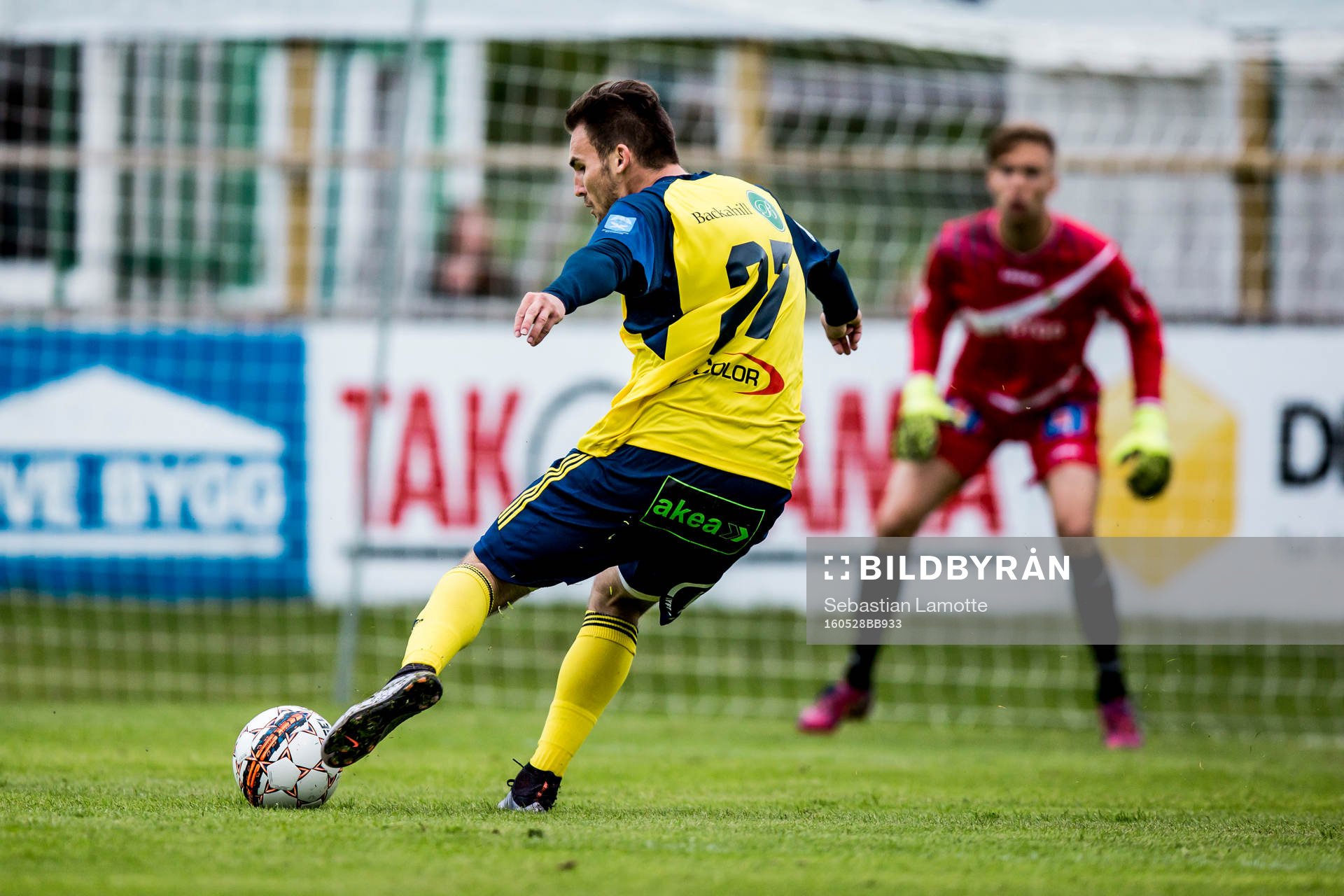Ängelholms Ryan Finley skjuter