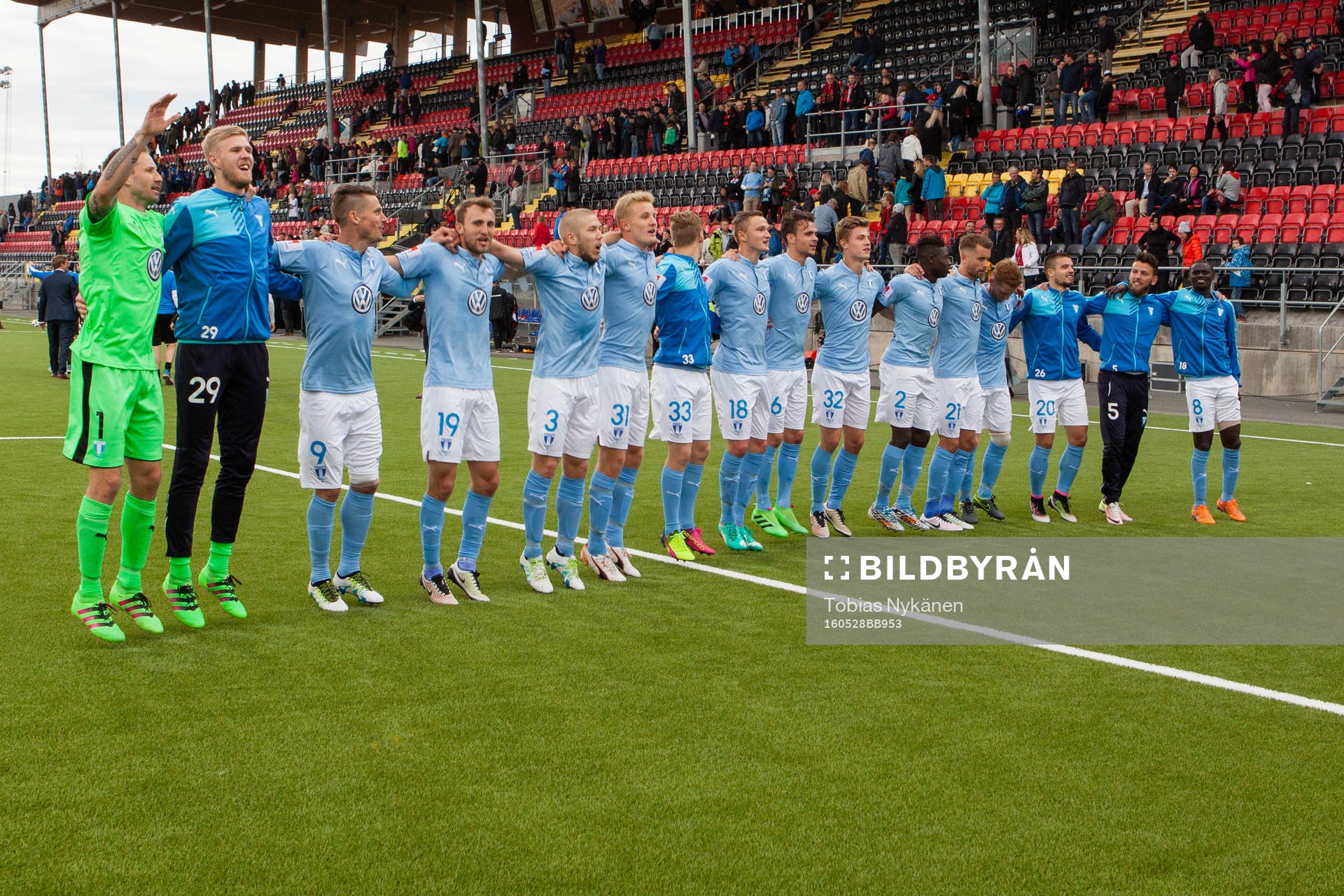 Malmö FF tackar fansen