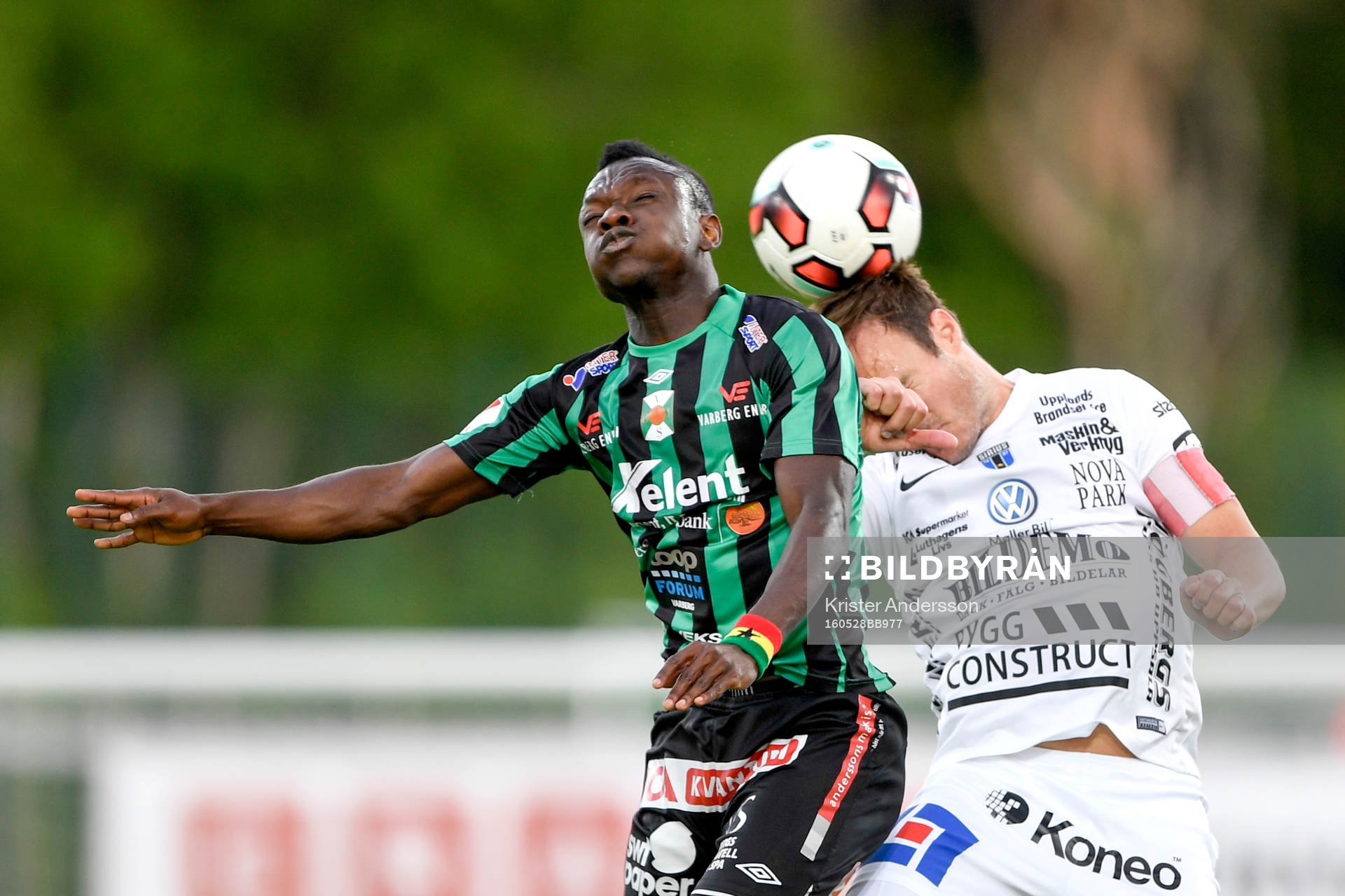 Varbergs Thomas Boakye och Sirius Niklas Busch Thor