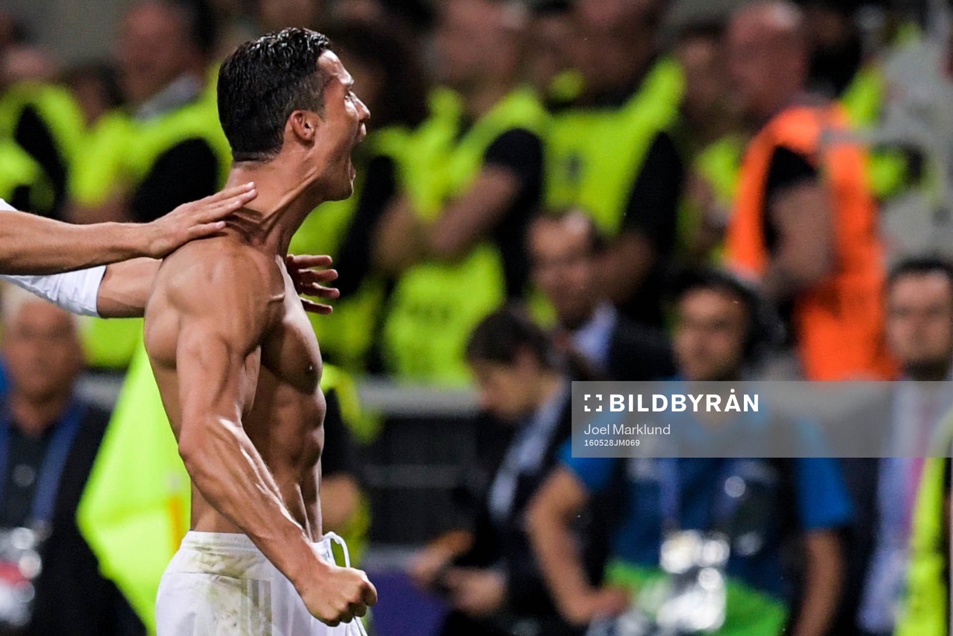 Real Madrids Cristiano Ronaldo jublar