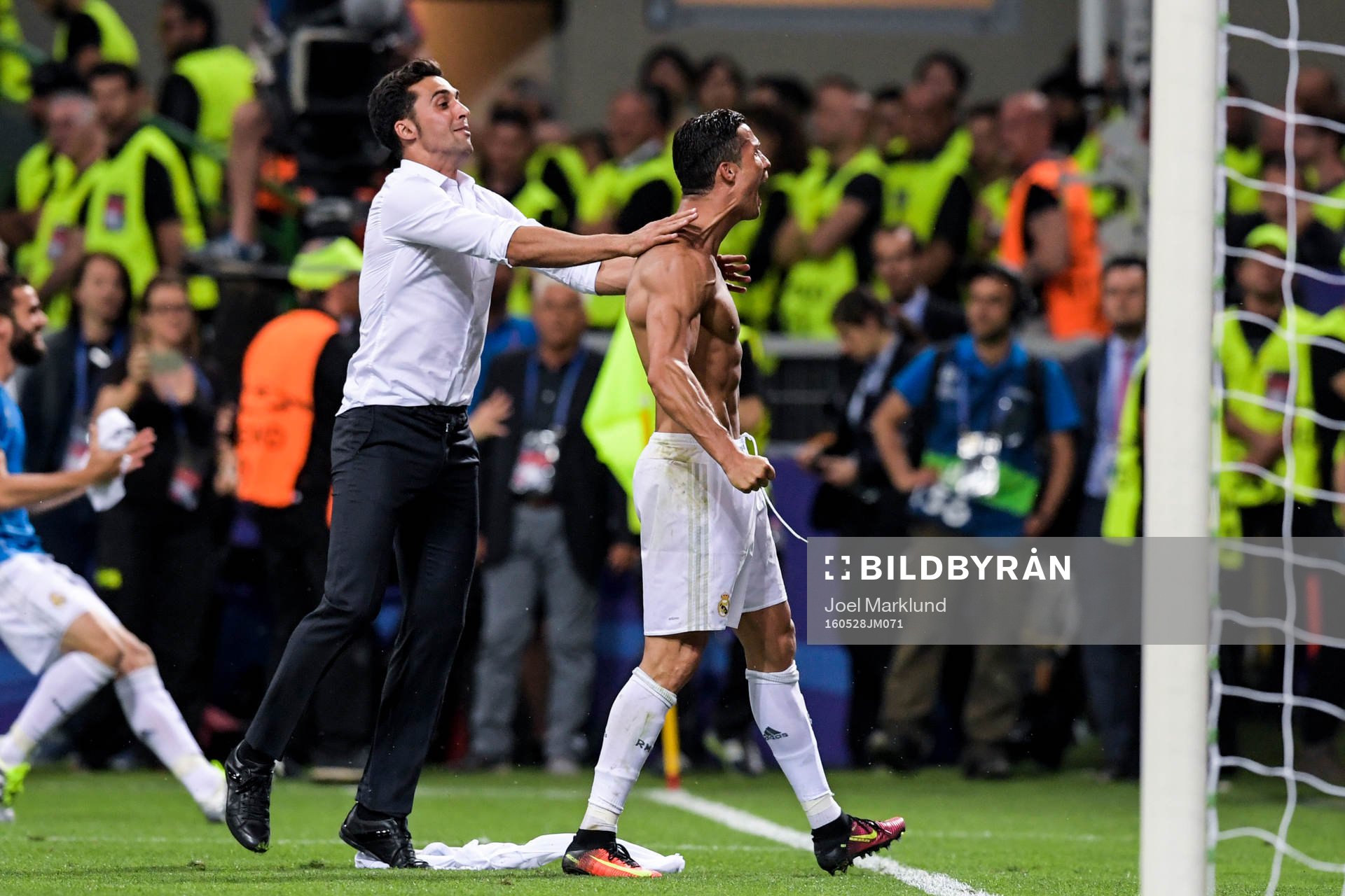 Real Madrids Cristiano Ronaldo jublar