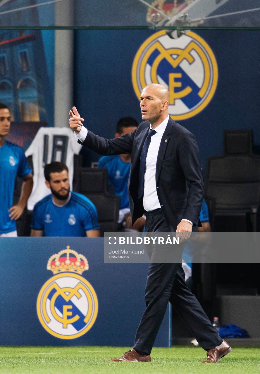 Real Madrids tränare Zinedine Zidane