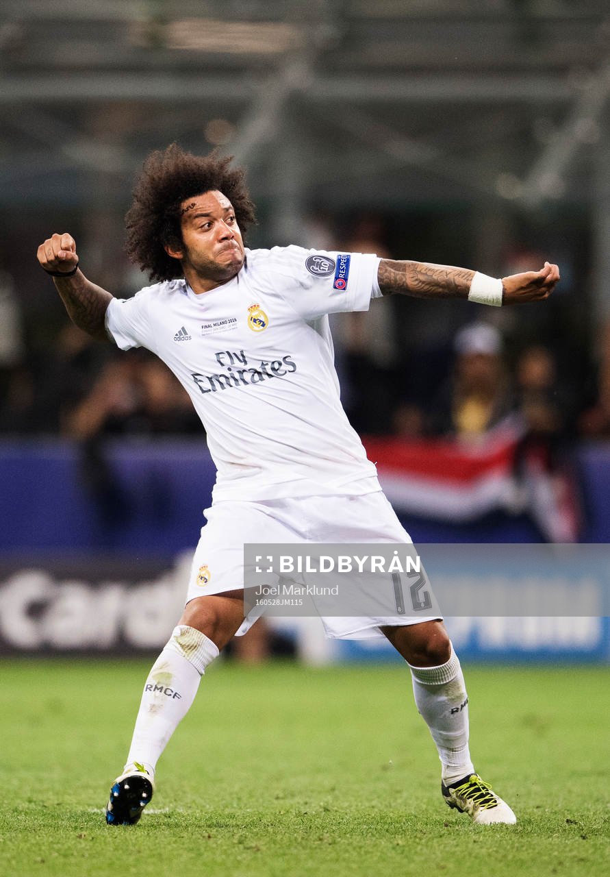 Real Madrids Marcelo jublar