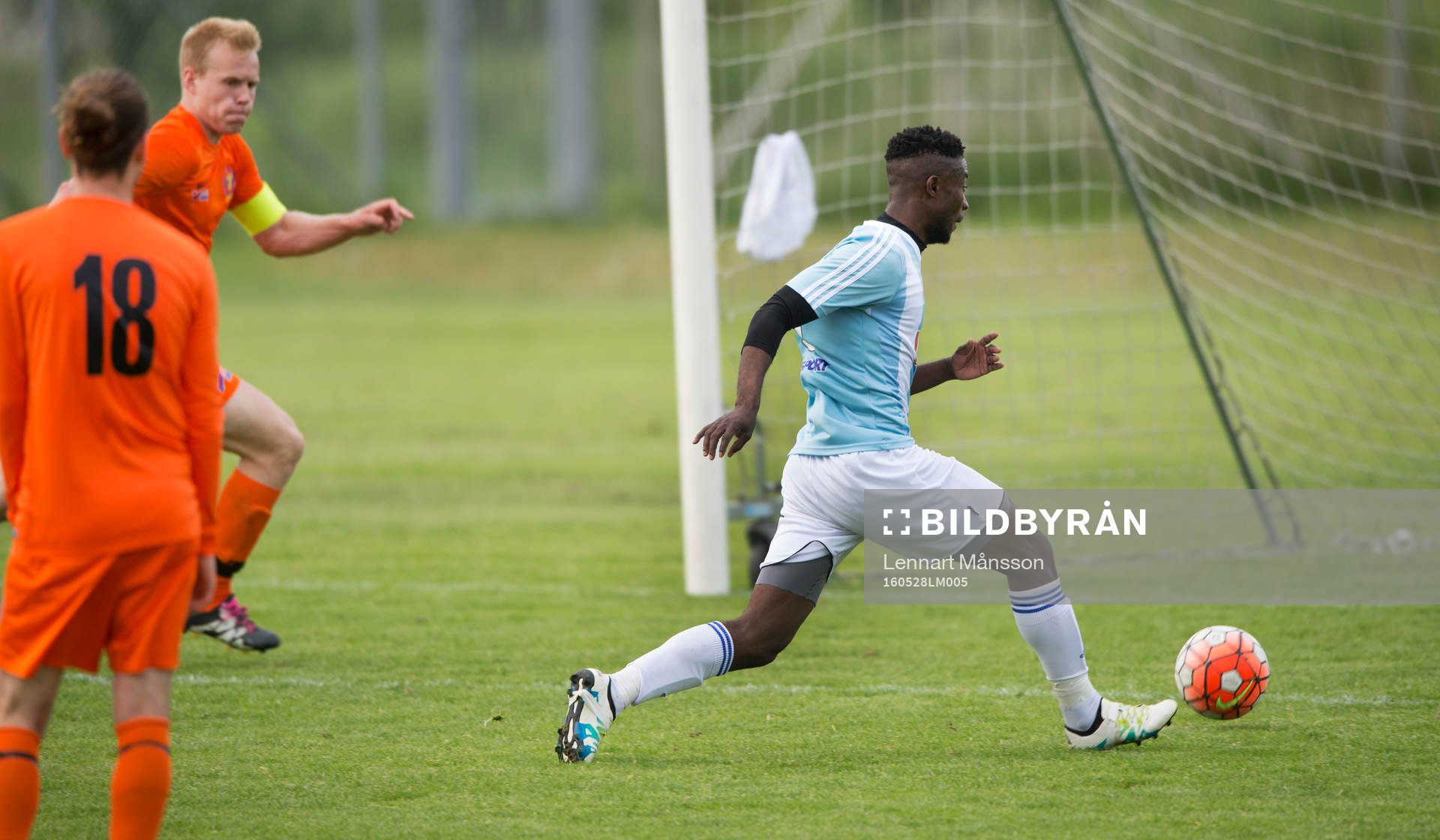IFK Hässleholms Kojo Annor gör 2-3 i matchen i division 2