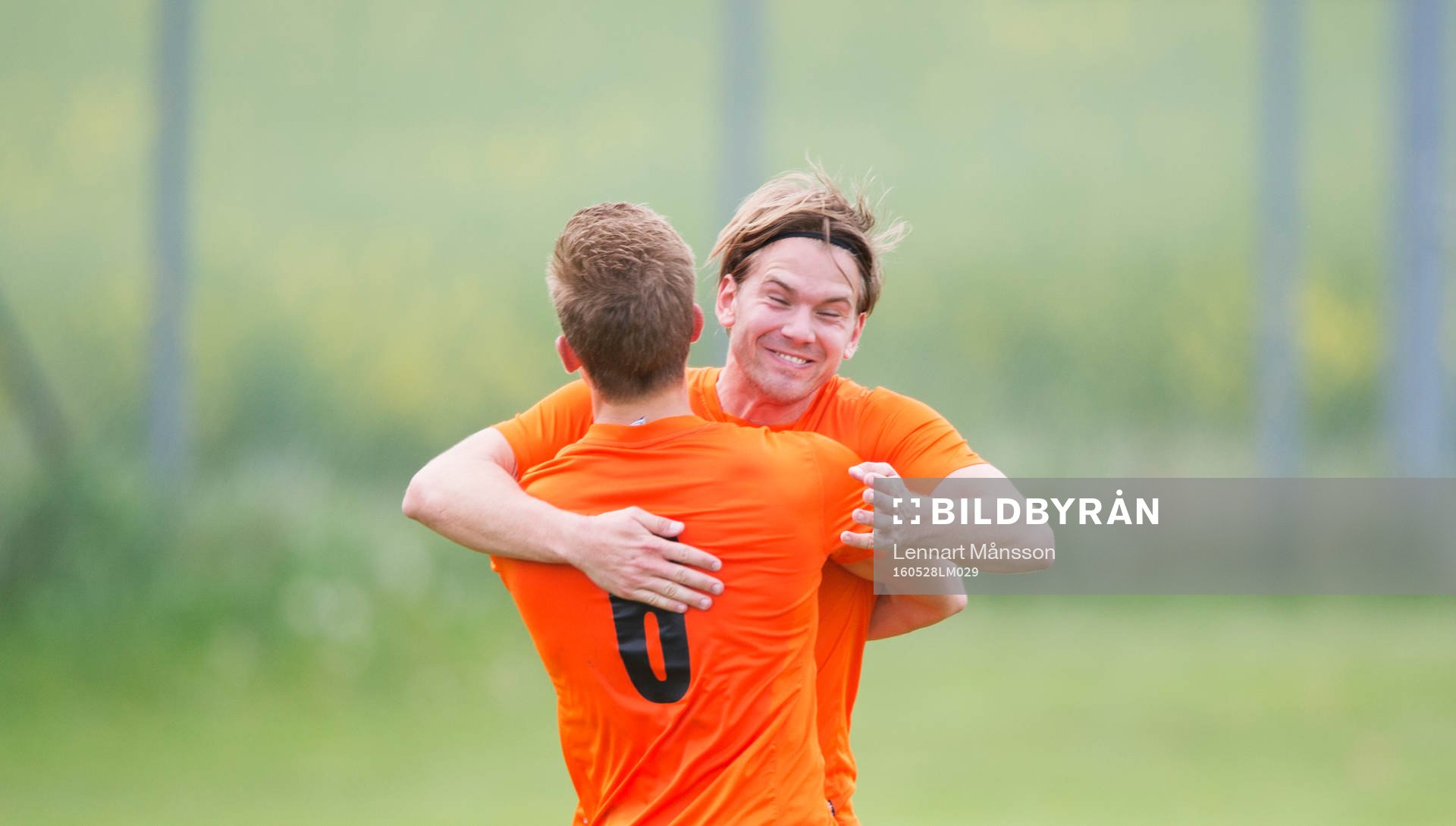 Torn jublar över mål i matchen i division 2 mellan Torn och IFK Hässleholm 28 maj  2016.
