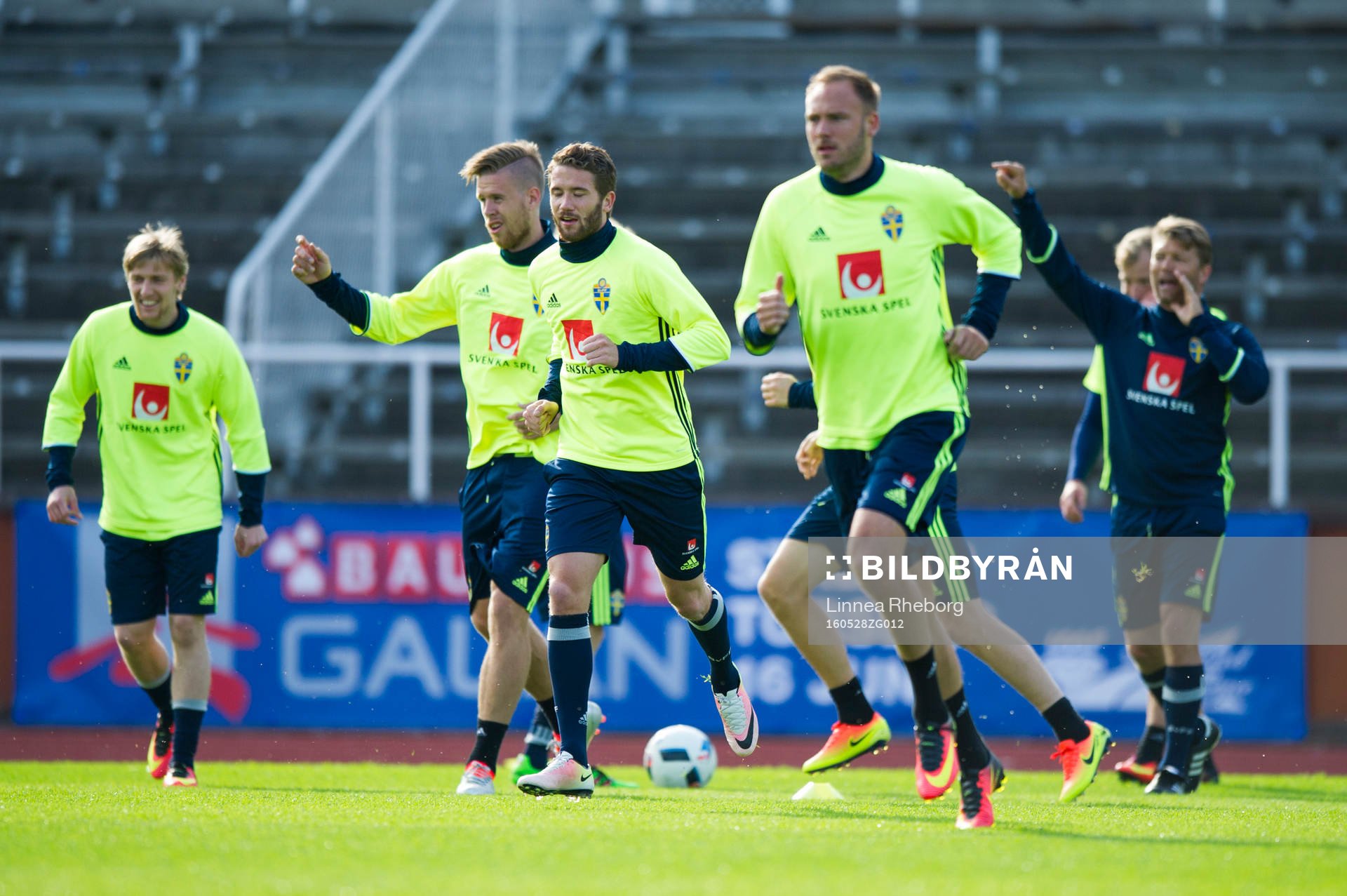 Emil Forsberg, Pontus Jansson, Marcus Rohdén och Andreas