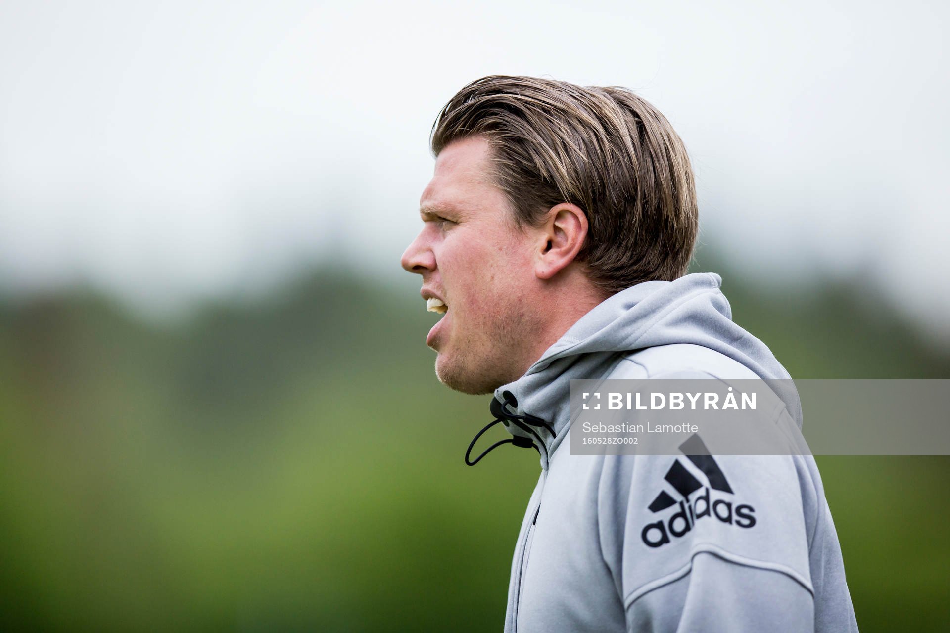 Ängelholms tränare Christian Järdler