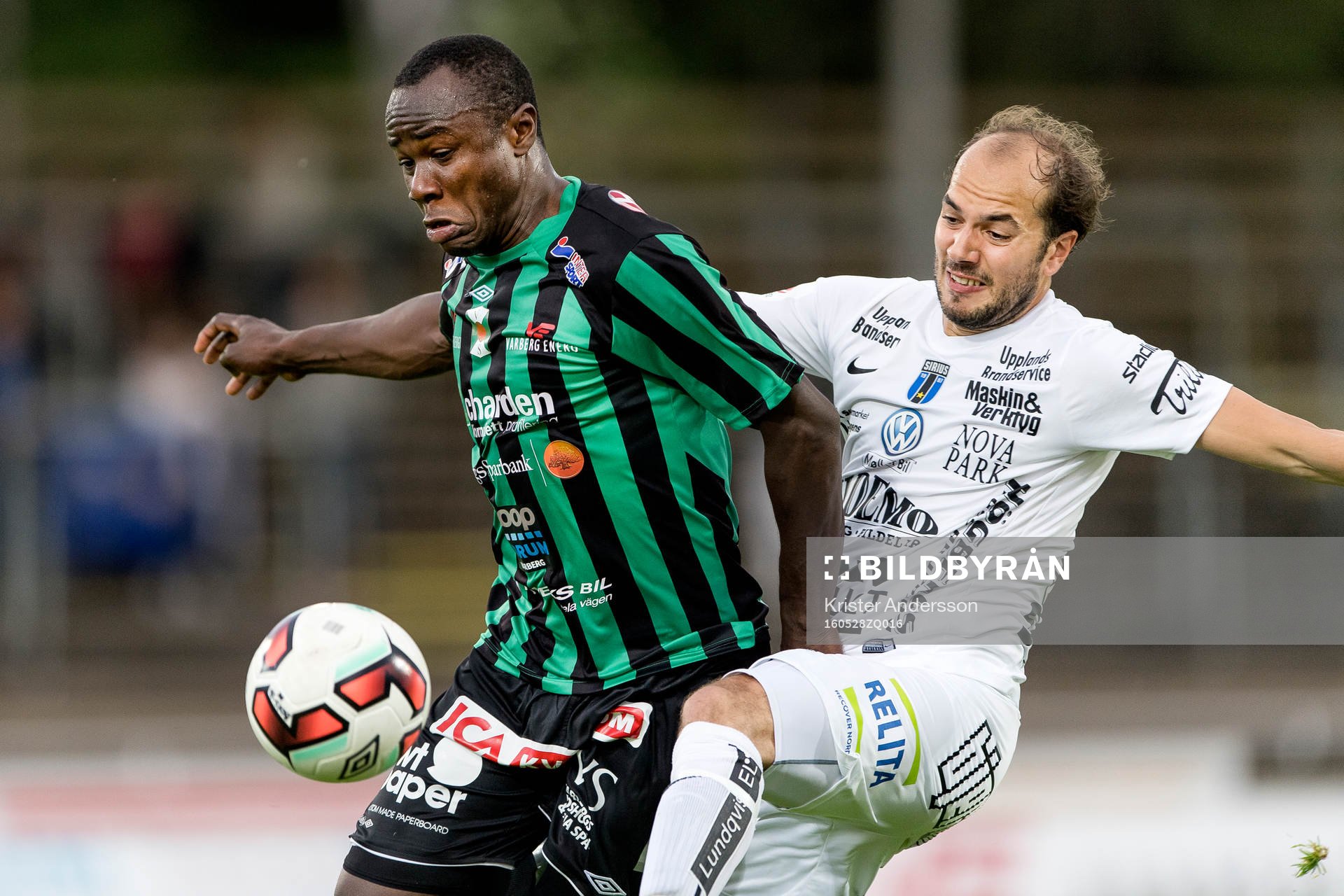 Varbergs Nsima Peter och Sirius Karl Larson