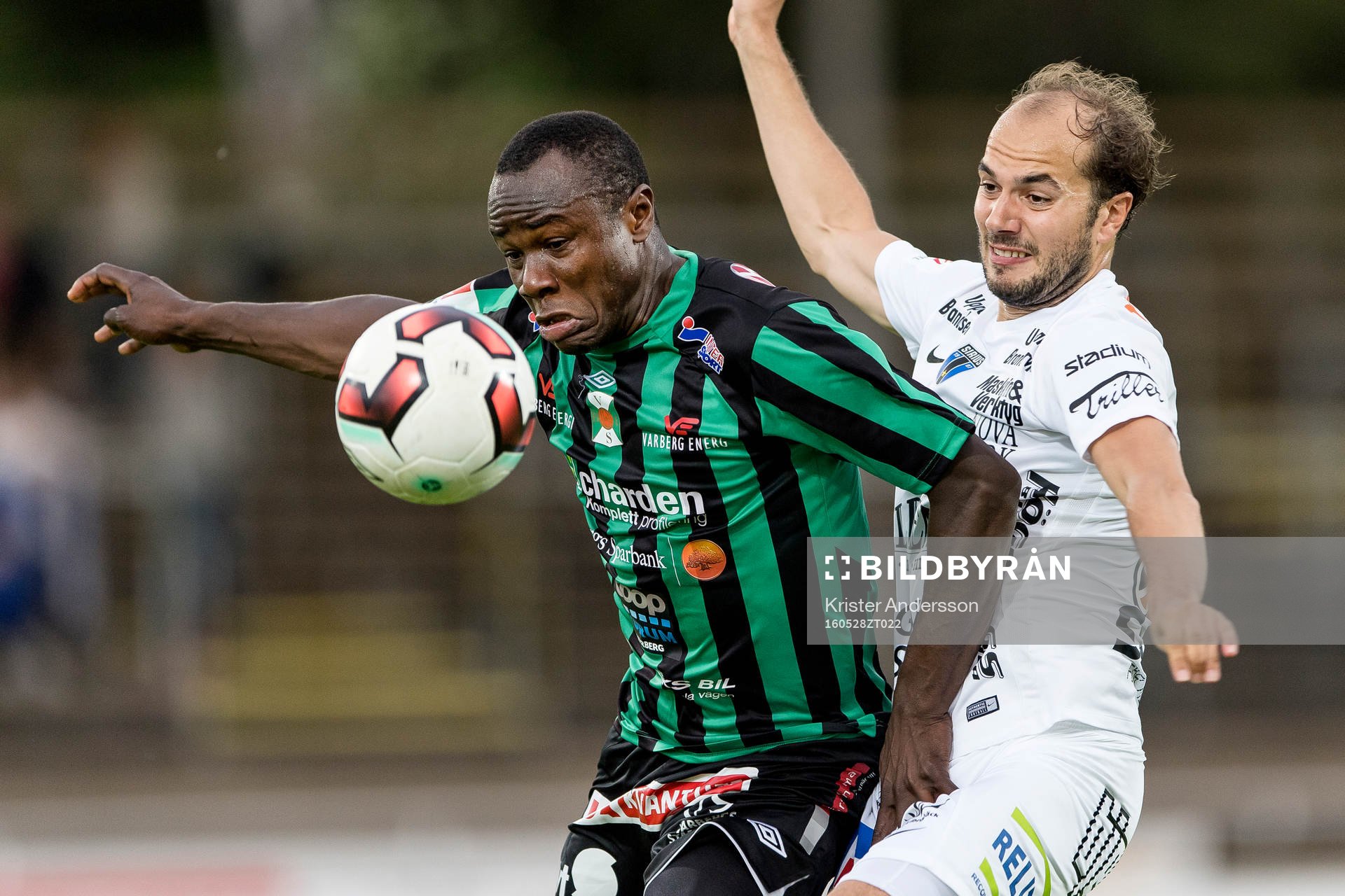 Varbergs Nsima Peter och Sirius Karl Larson