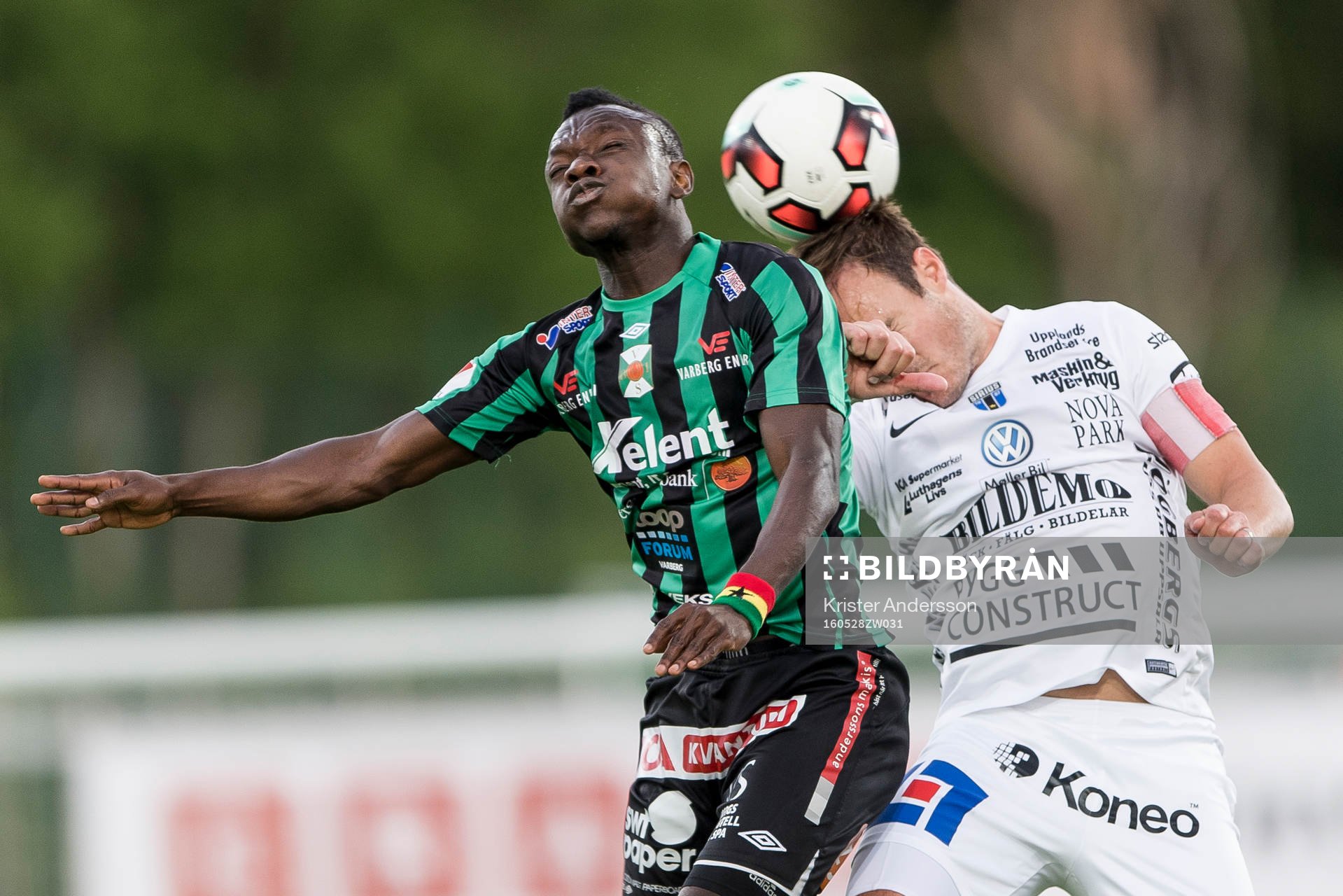 Varbergs Thomas Boakye och Sirius Niklas Busch Thor