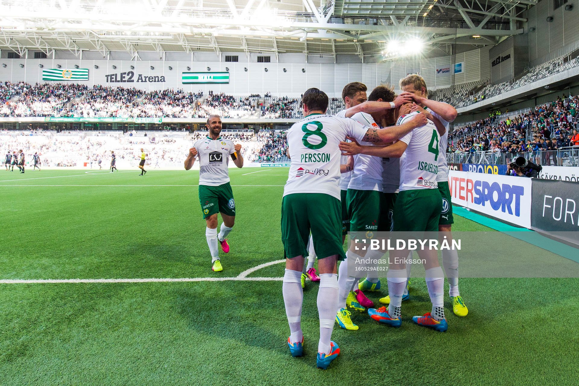 Hammarbys Kennedy Bakircioglu jublar