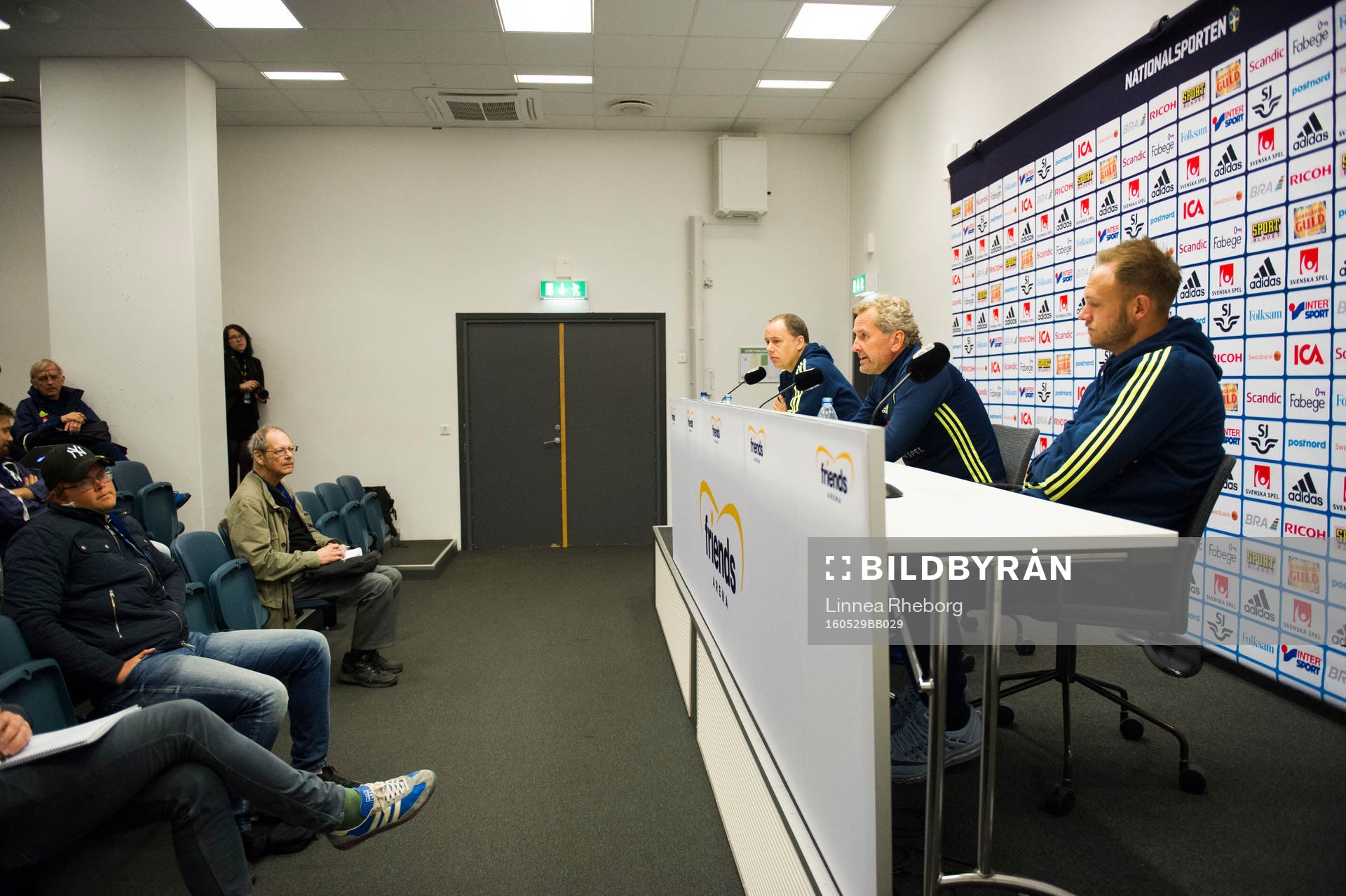 Förbundskapten Erik Hamrén och Andreas Granqvist