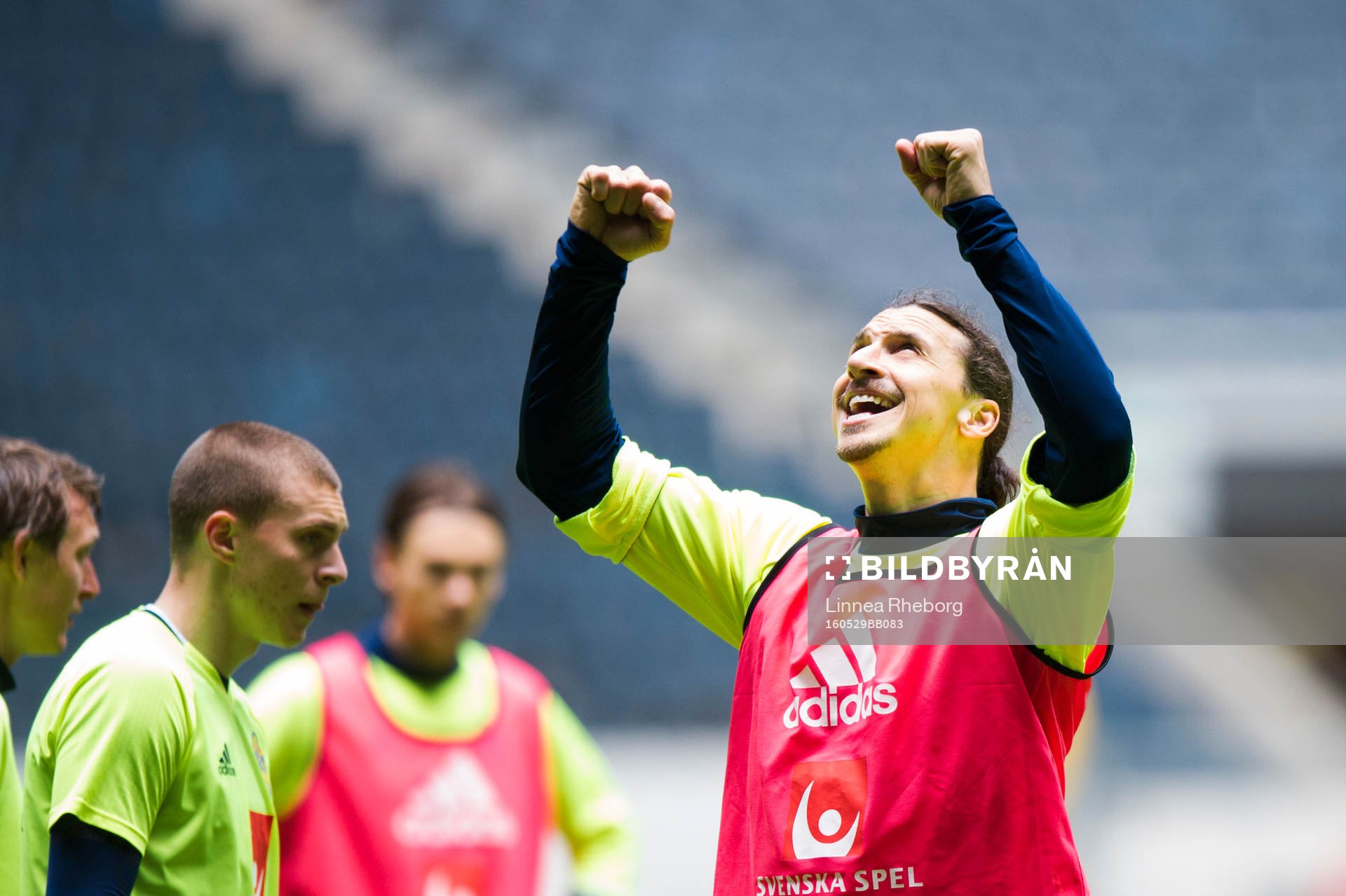 Zlatan Ibrahimovic jublar