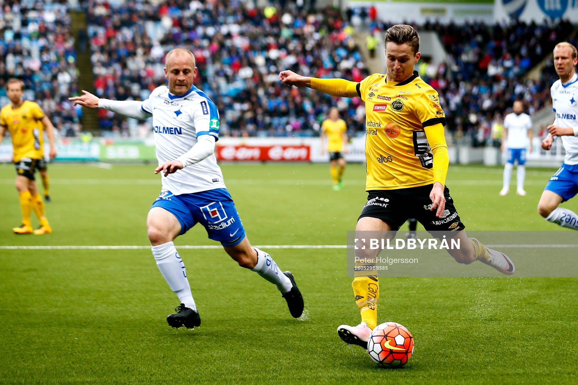 Norrköpings Daniel Sjölund och Elfsborgs Lasse Nilsson