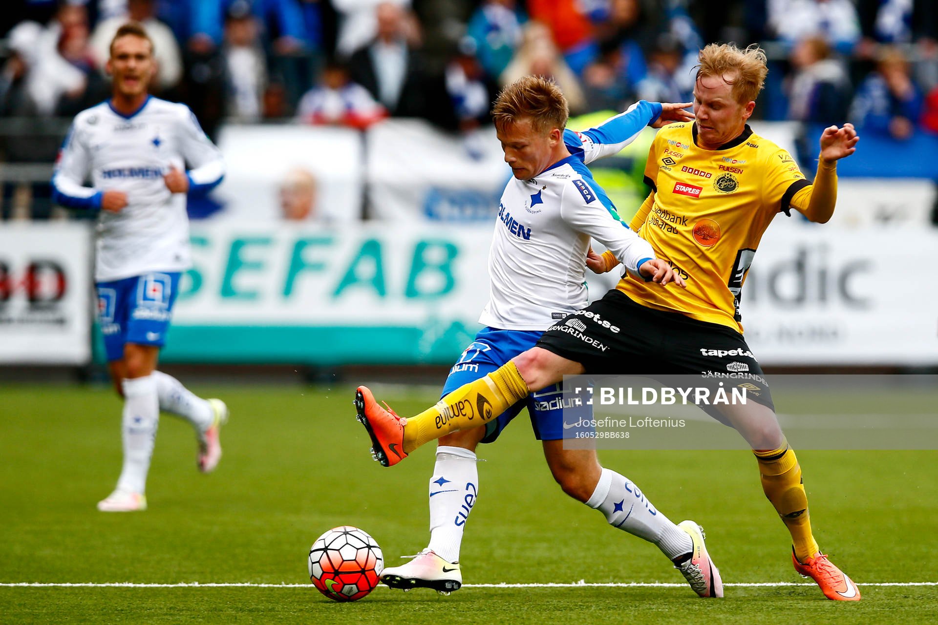 Elfsborgs Simon Lundevall och Norrköpings Sebastian