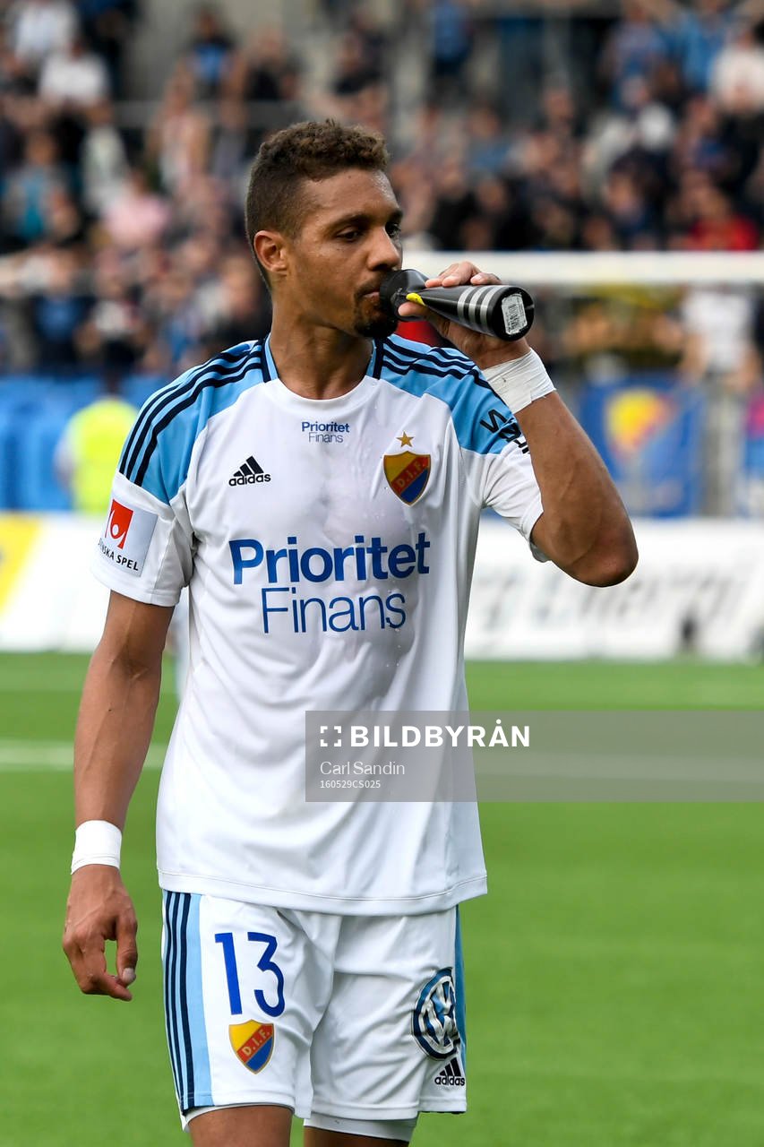 Djurgårdens Mathias Ranegie deppar