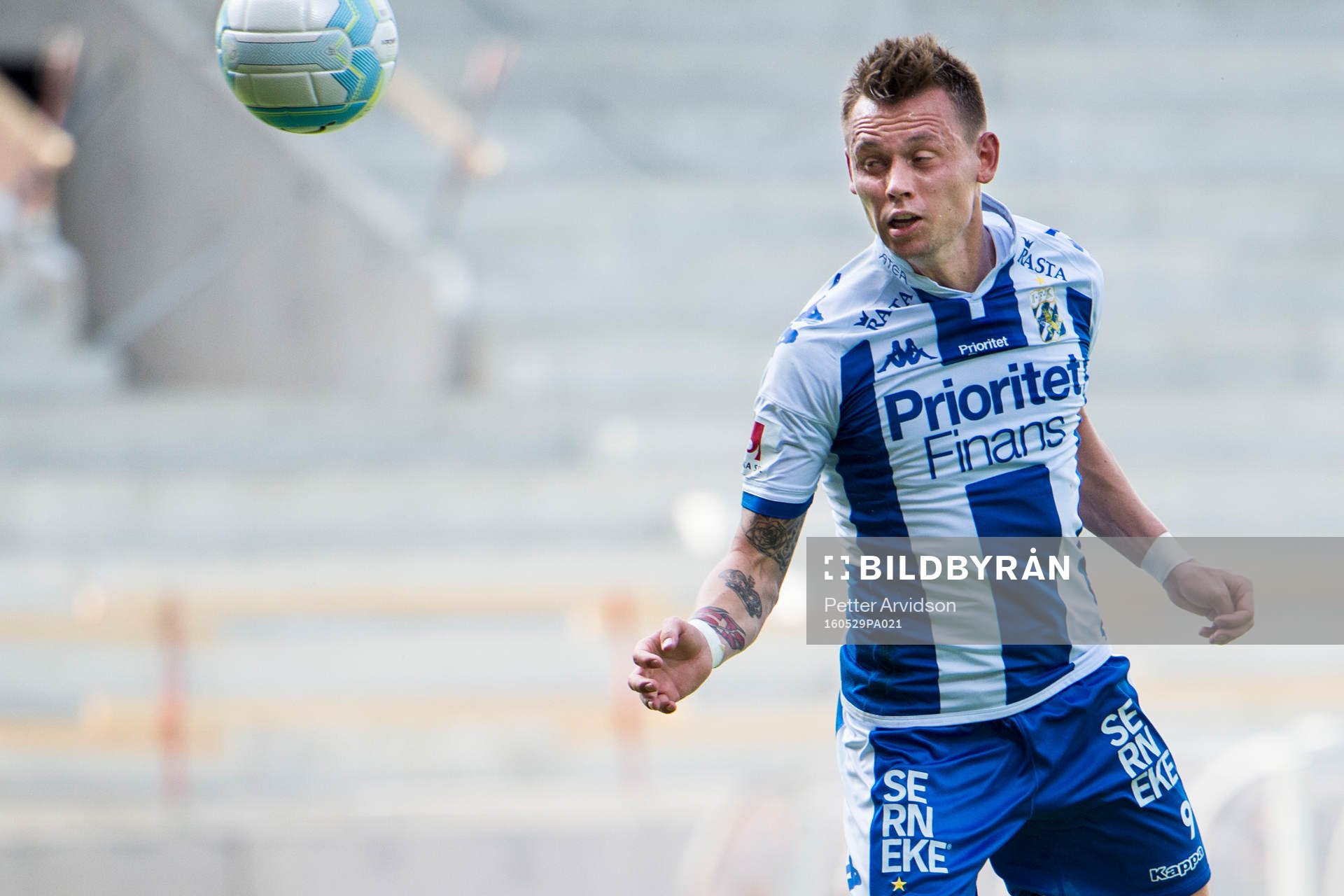 IFK Göteborgs Jakob Ankersen nickar in 0-1 målet