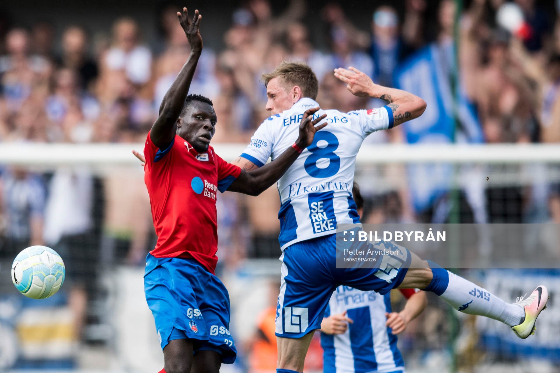 Helsingborgs Lalawélé Atakora och IFK Göteborgs Sören