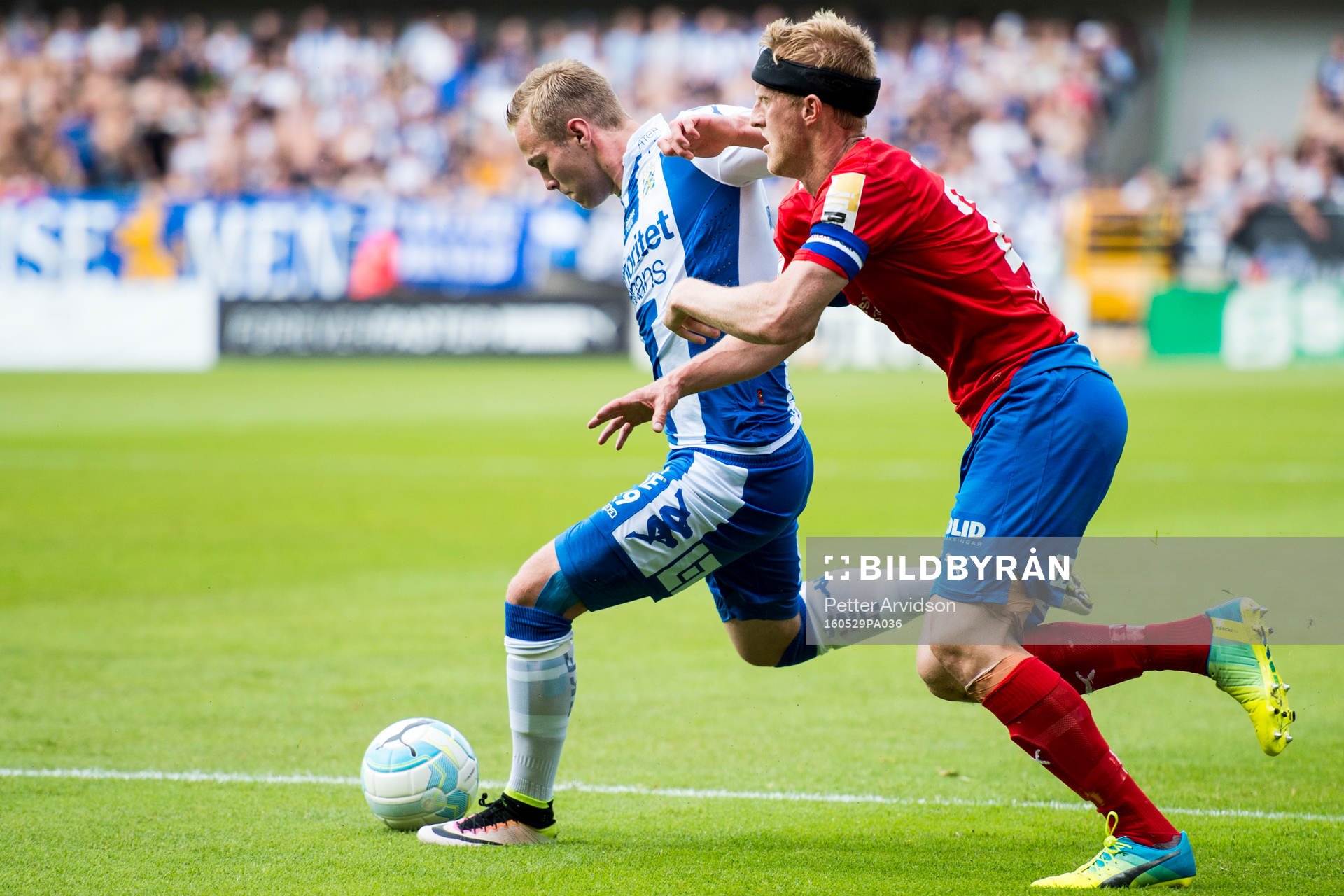 IFK Göteborgs Gustav Engvall och Helsingborgs Peter Larsson