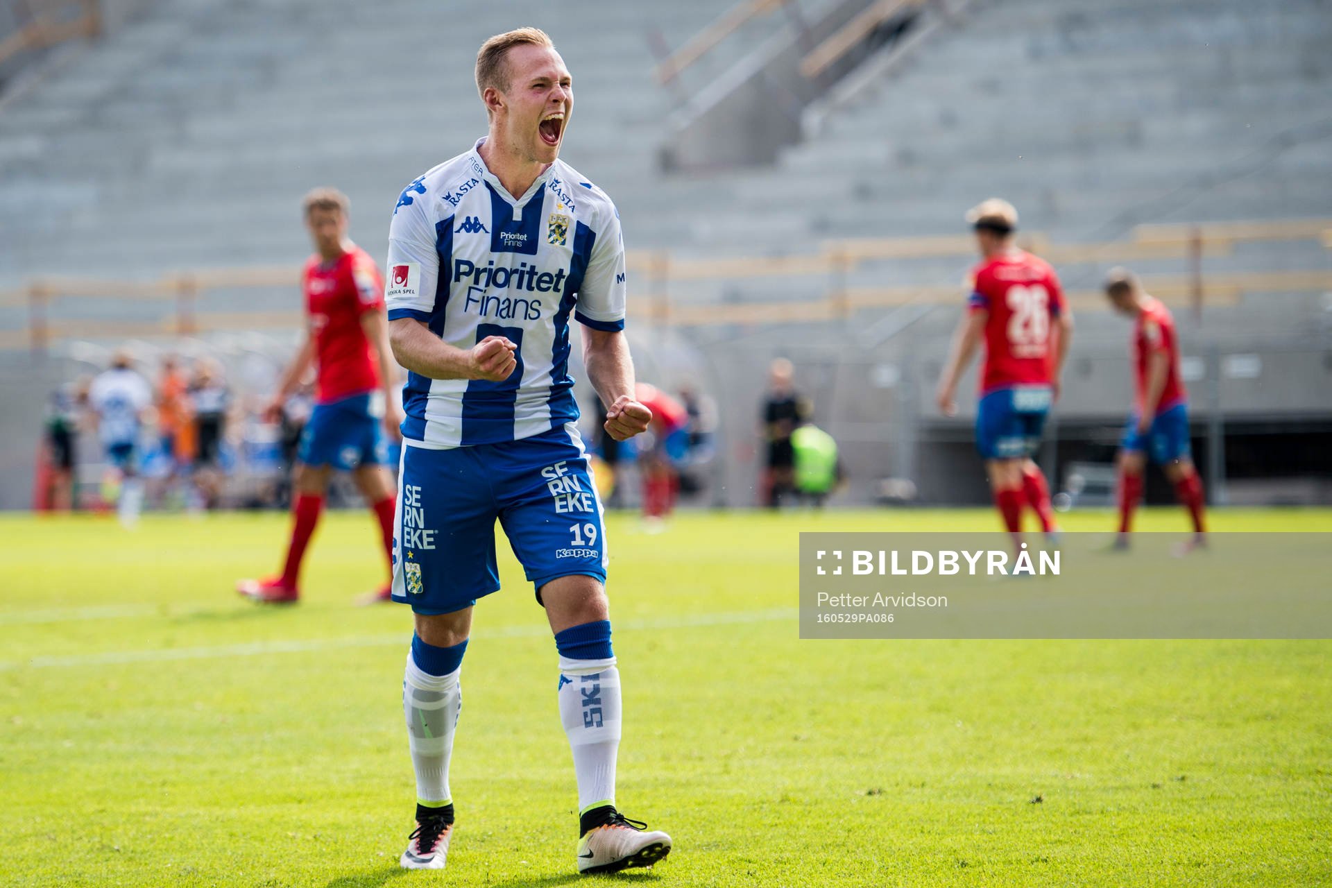IFK Göteborgs Gustav Engvall jublar