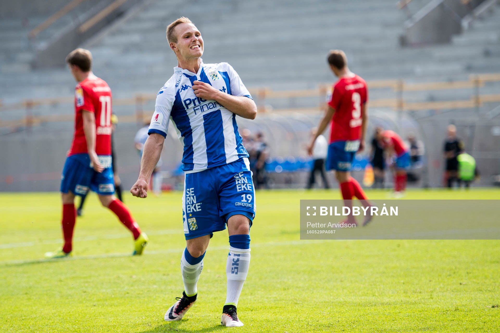 IFK Göteborgs Gustav Engvall jublar