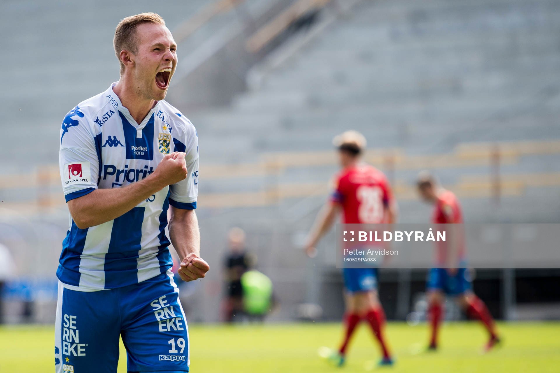 IFK Göteborgs Gustav Engvall jublar