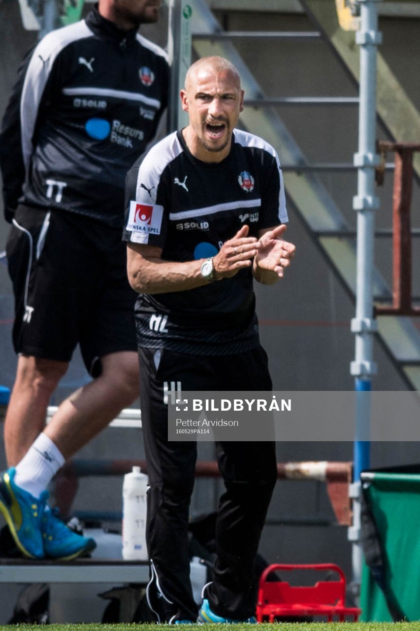 Helsingborgs manager Henrik Larsson