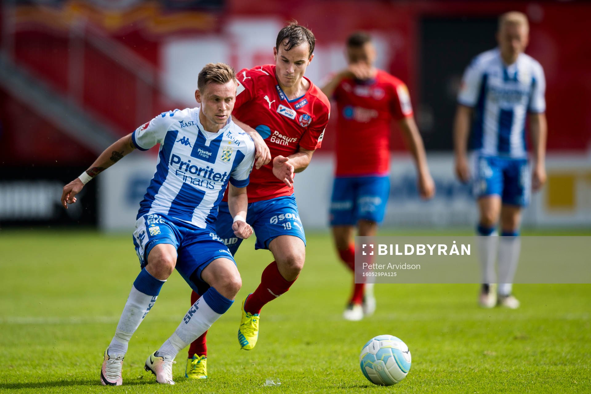 IFK Göteborgs Jakob Ankersen och Helsingborgs Anton Wede
