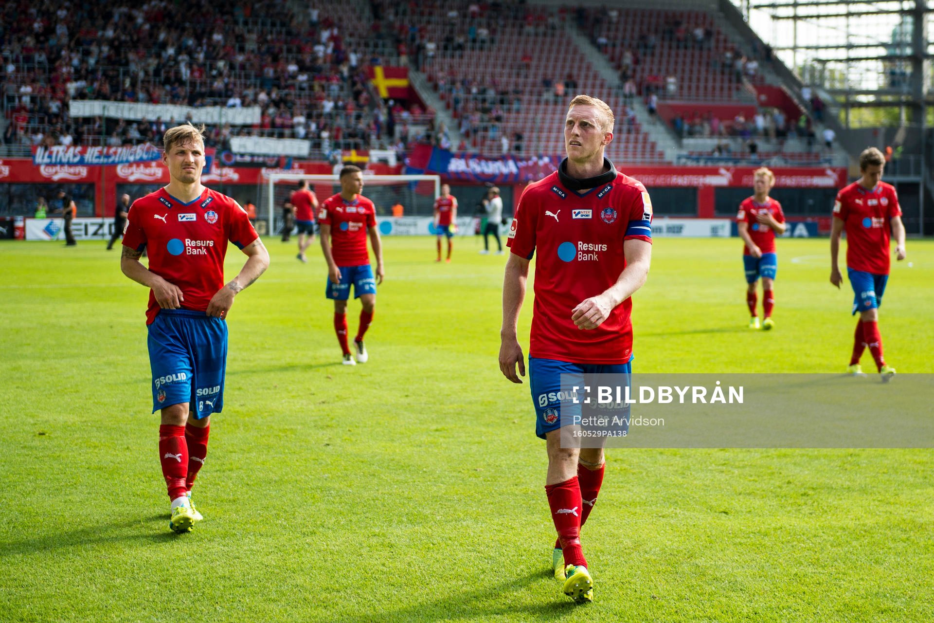 Helsingborgs Martin Christensen och Peter Larsson deppar