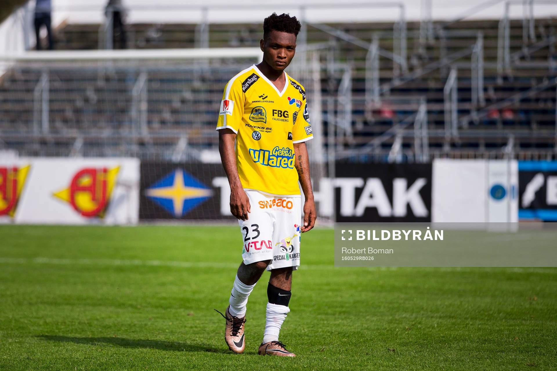 Falkenbergs Enock Kwakwa deppar