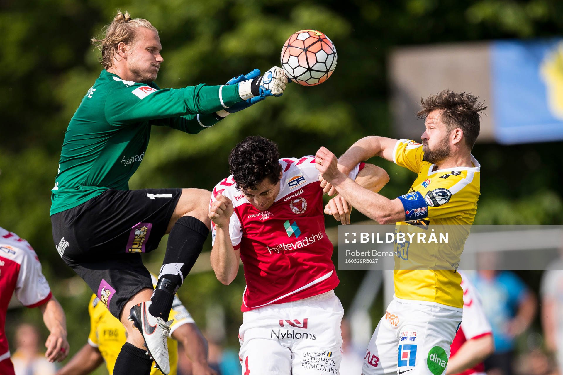 Kalmars målvakt Ole Söderberg och Kalmars Marko