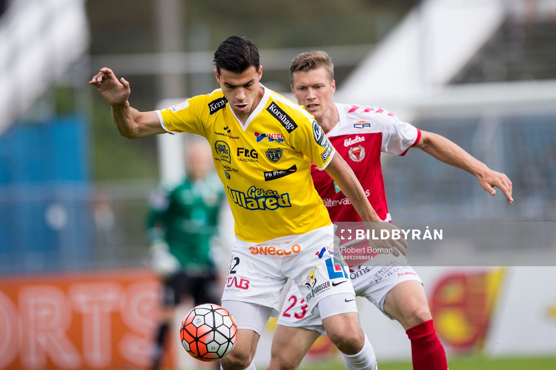 Falkenbergs Zlatan Krizanovic och Kalmars Viktor Elm