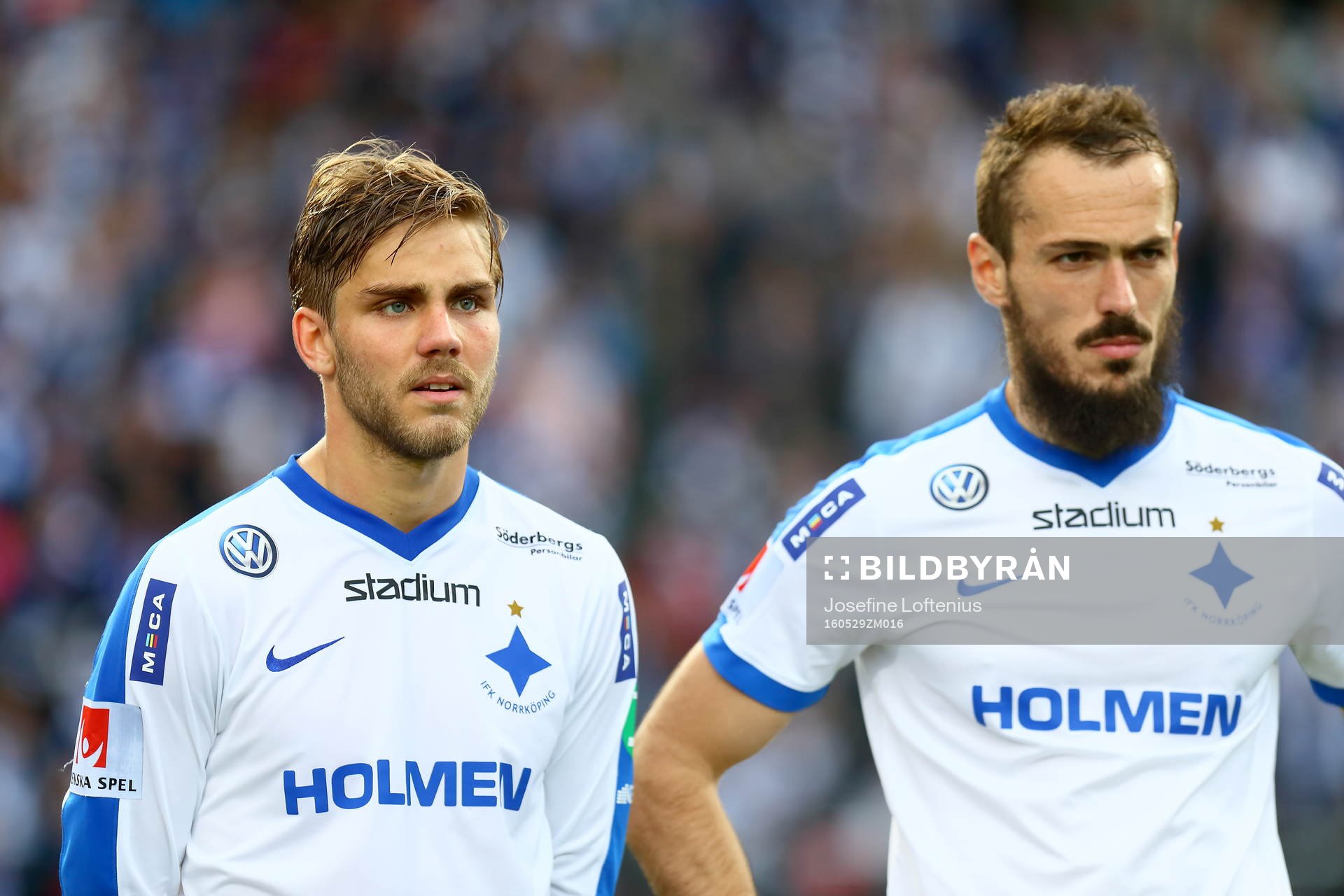 Norrköpings Christoffer Nyman och Emir Kujovic när