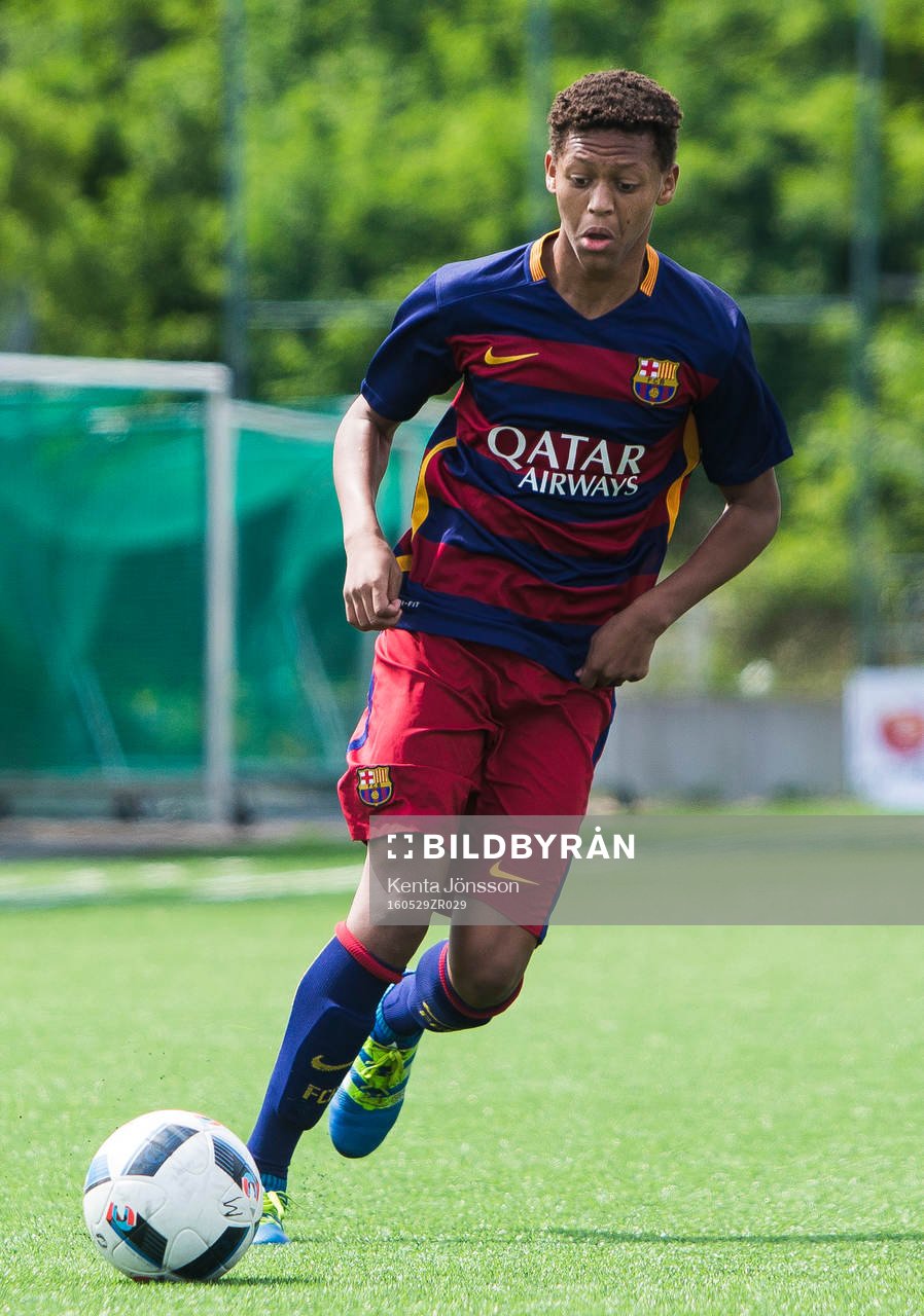 Barcelonas Anwar Mediero i aktion