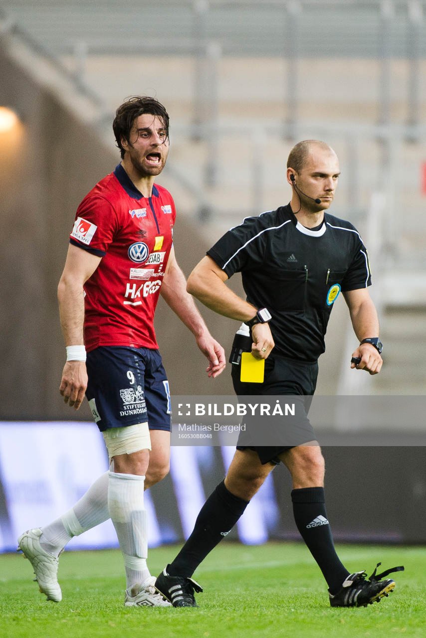 Örgrytes George Mourad reagerar på domare Adnan Dukic