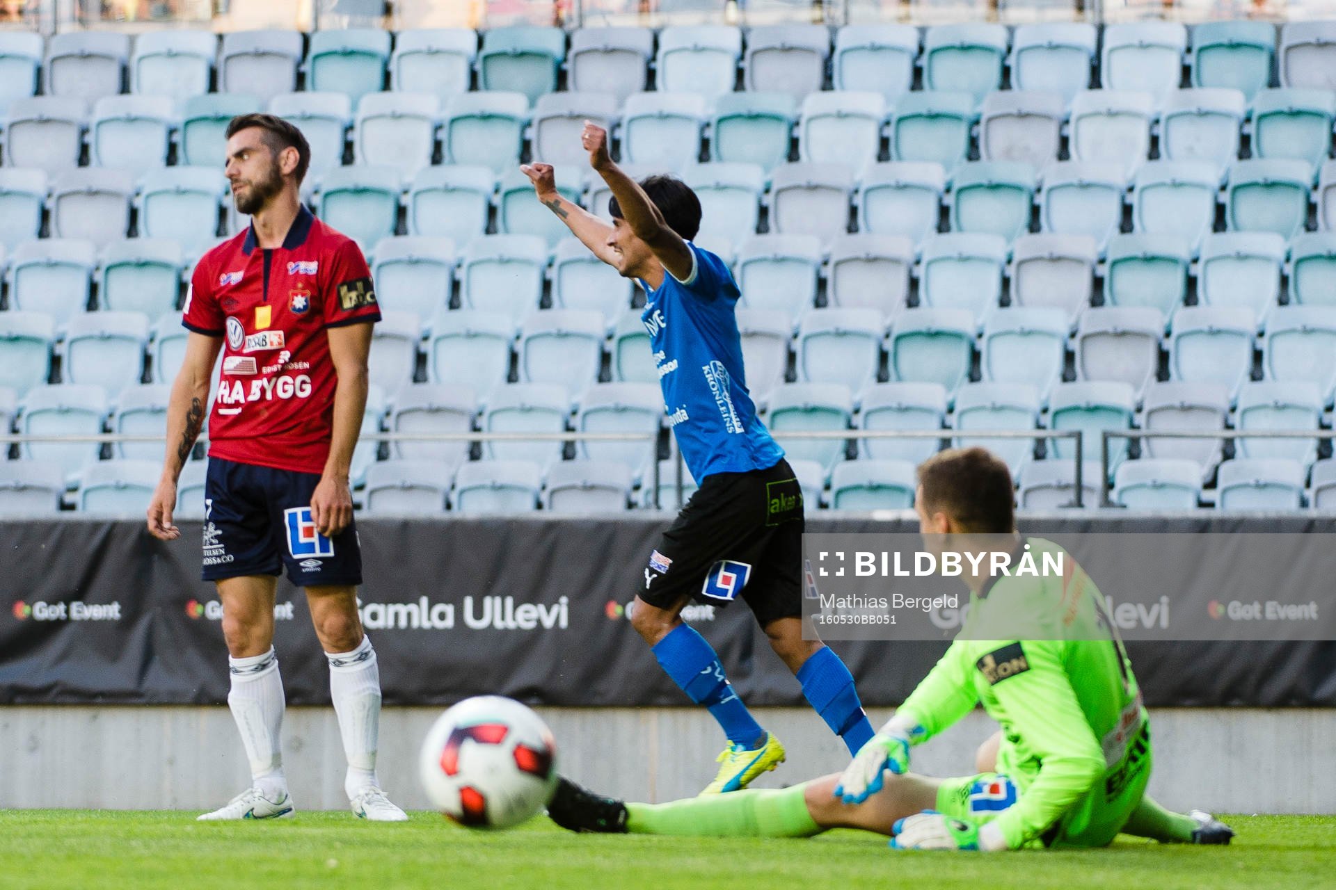 Halmstads Antonio Rojas jublar