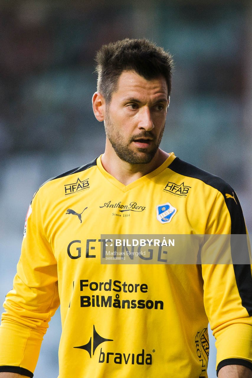 Halmstads målvakt Stojan Lukic
