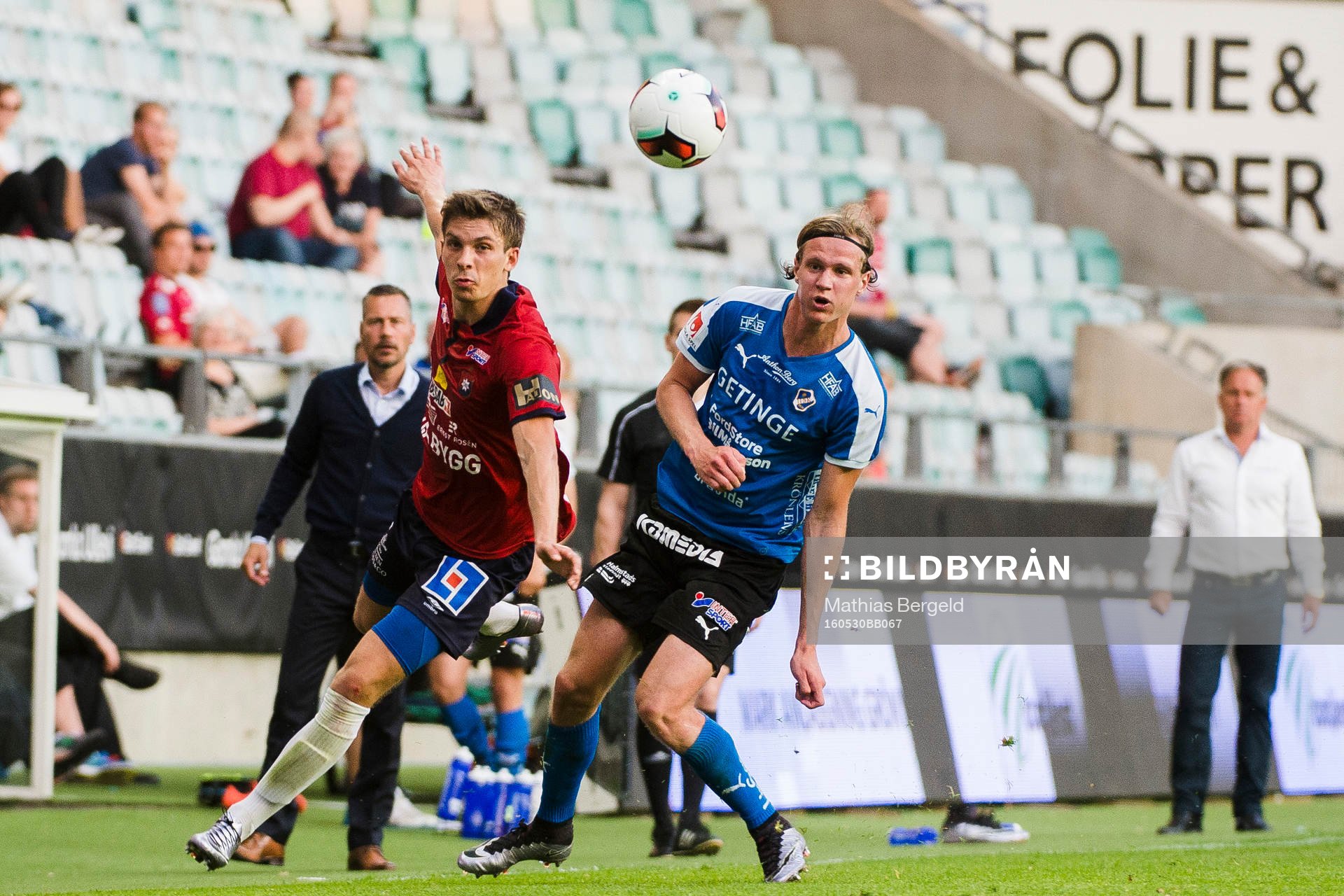 Örgrytes Daniel Paulson och Halmstads Alexander Berntsson