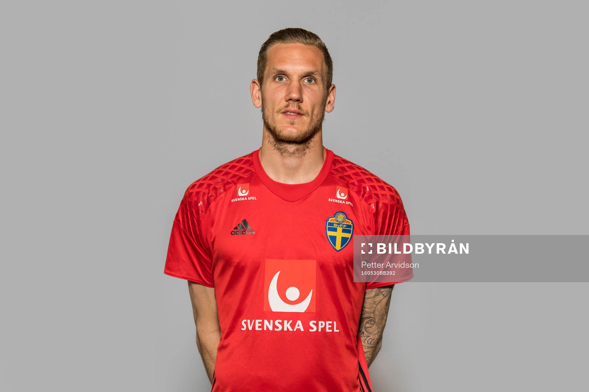 Robin Olsen, målvakt i Sveriges fotbollslandslag