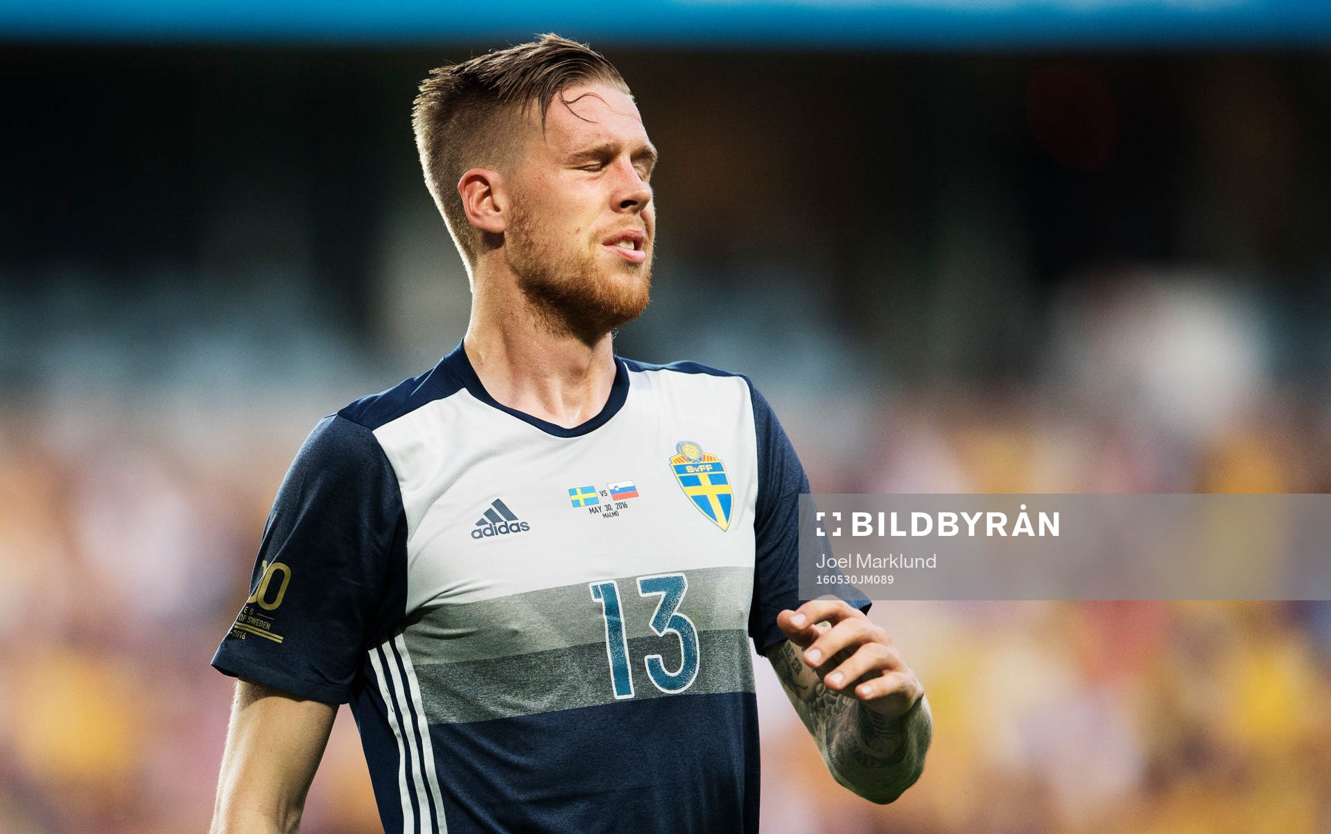 Sveriges Pontus Jansson deppar